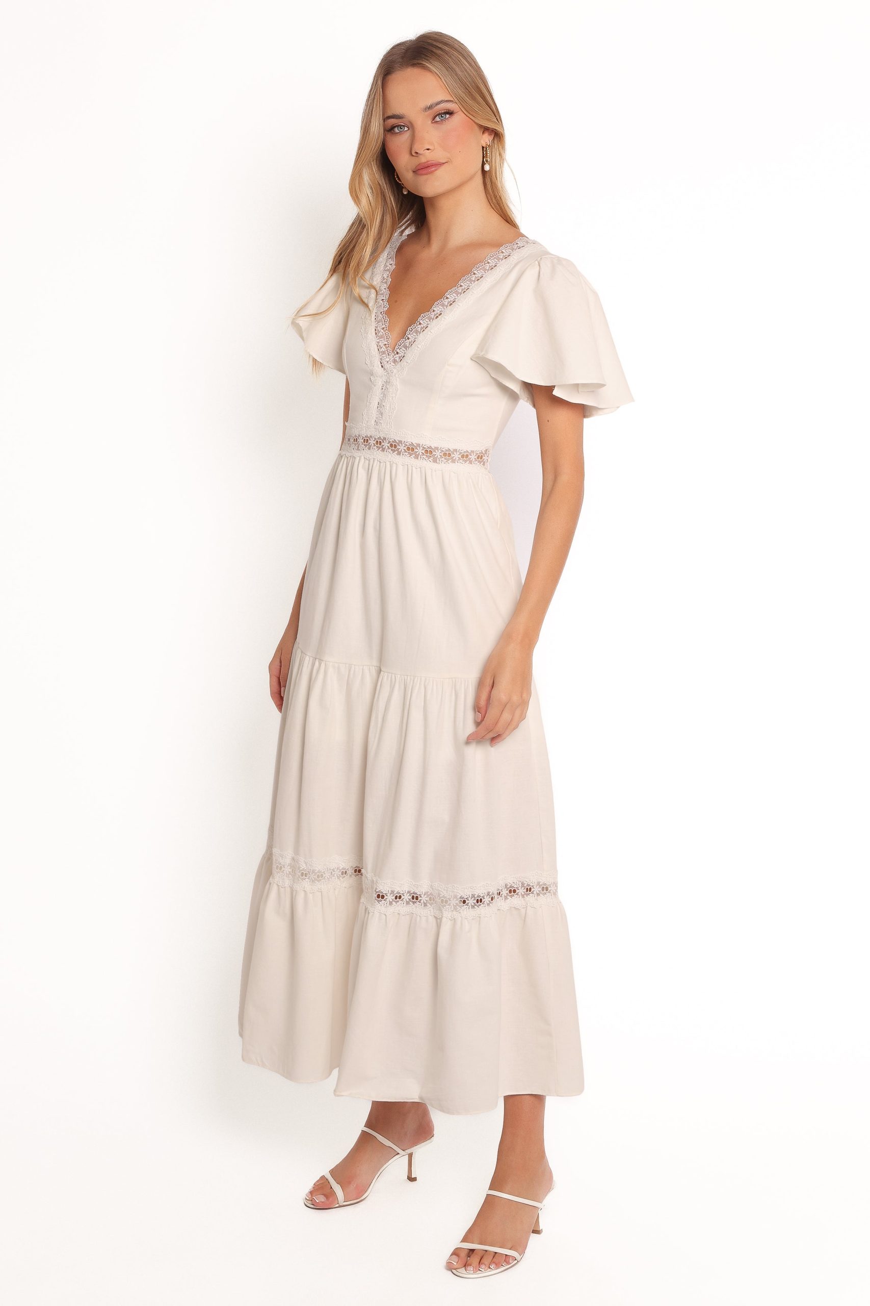 Minny Maxi Dress - Cream - Image 5