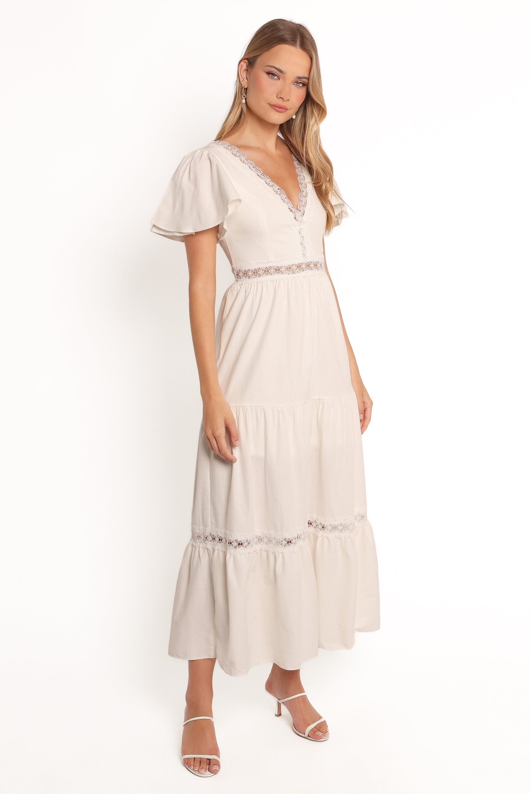 Minny Maxi Dress - Cream - Image 6
