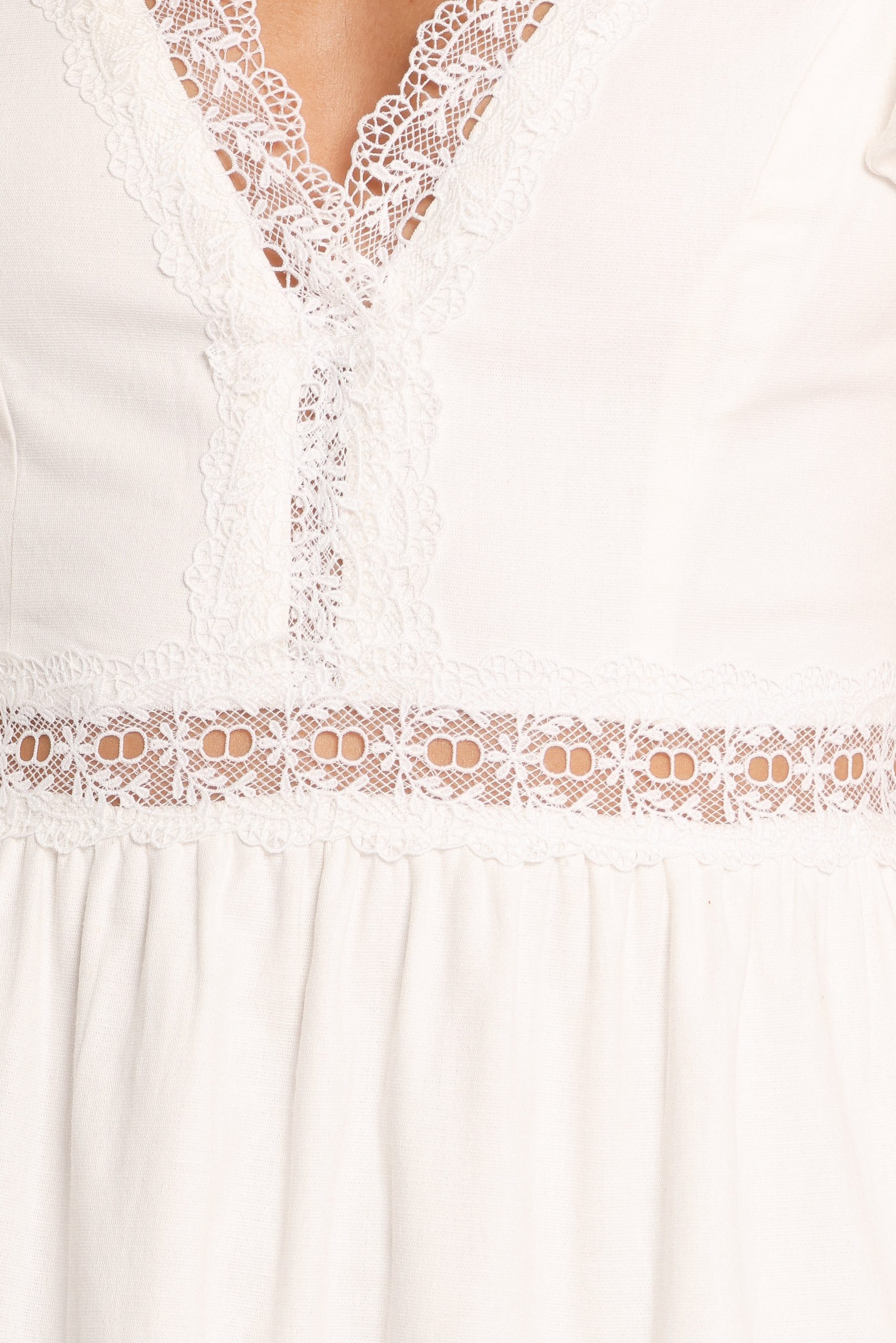 Minny Maxi Dress - Cream - Image 9