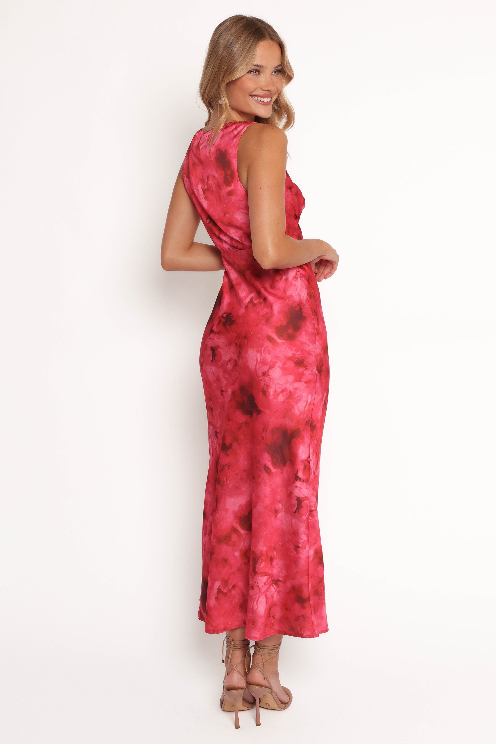 Mirae Maxi Dress - Red - Image 4