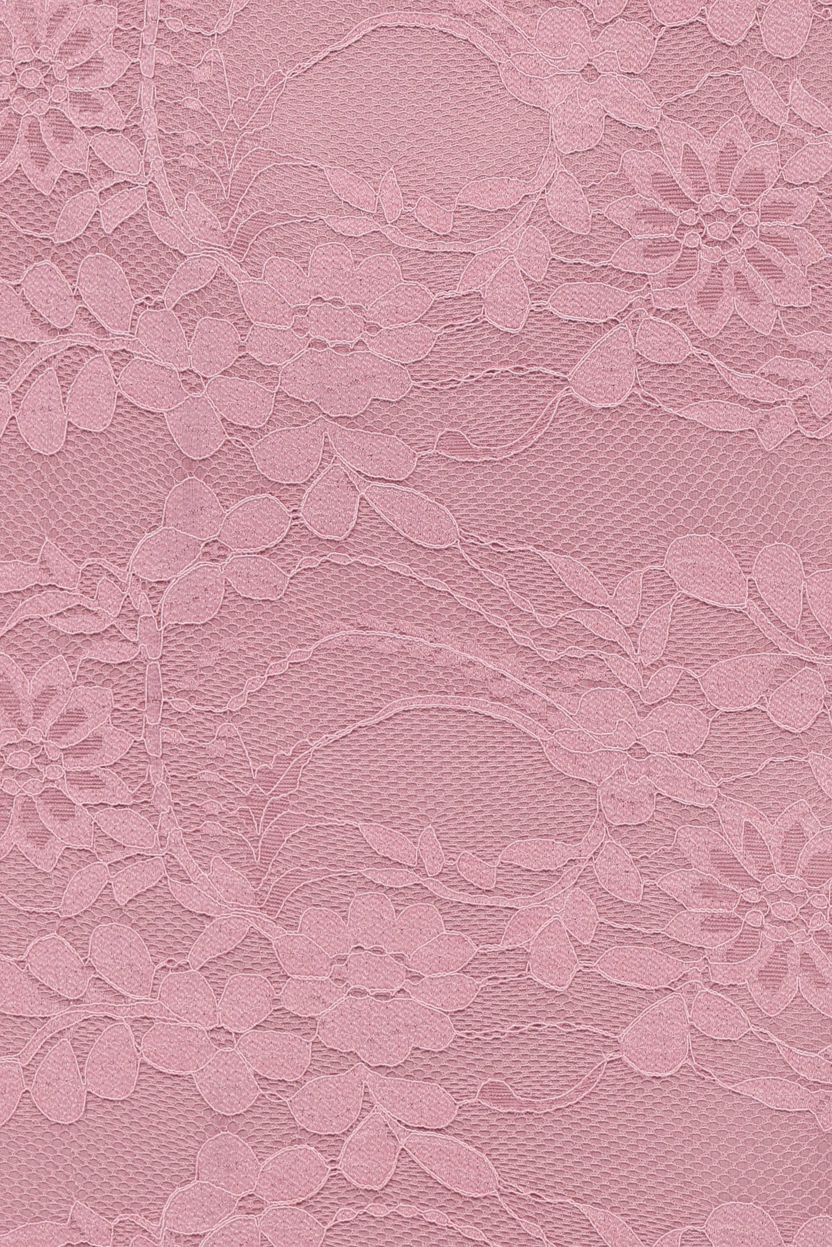 Mirelle Off Shoulder Lace Maxi Dress - Pink - Image 6