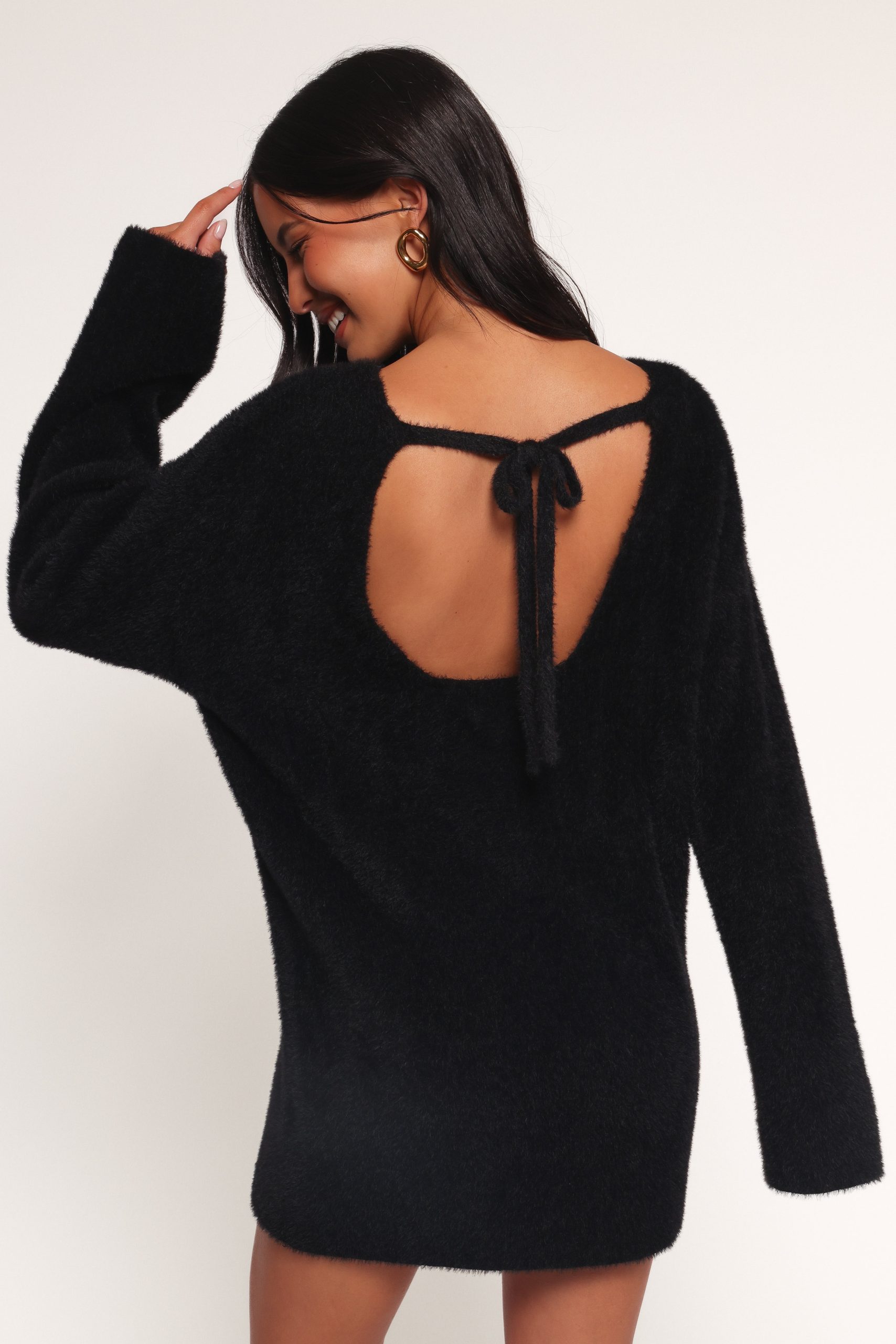 Mitchell Knit Mini Dress - Black - Image 6