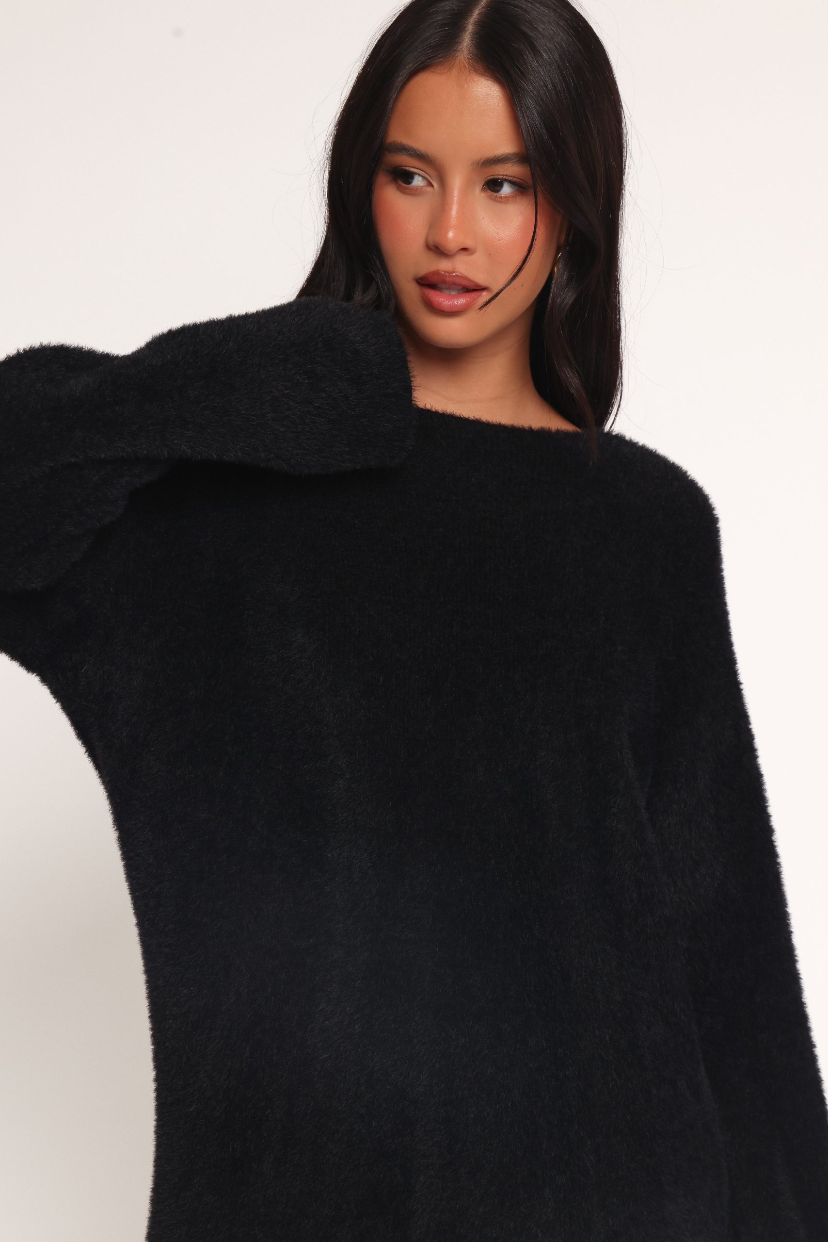 Mitchell Knit Mini Dress - Black - Image 7