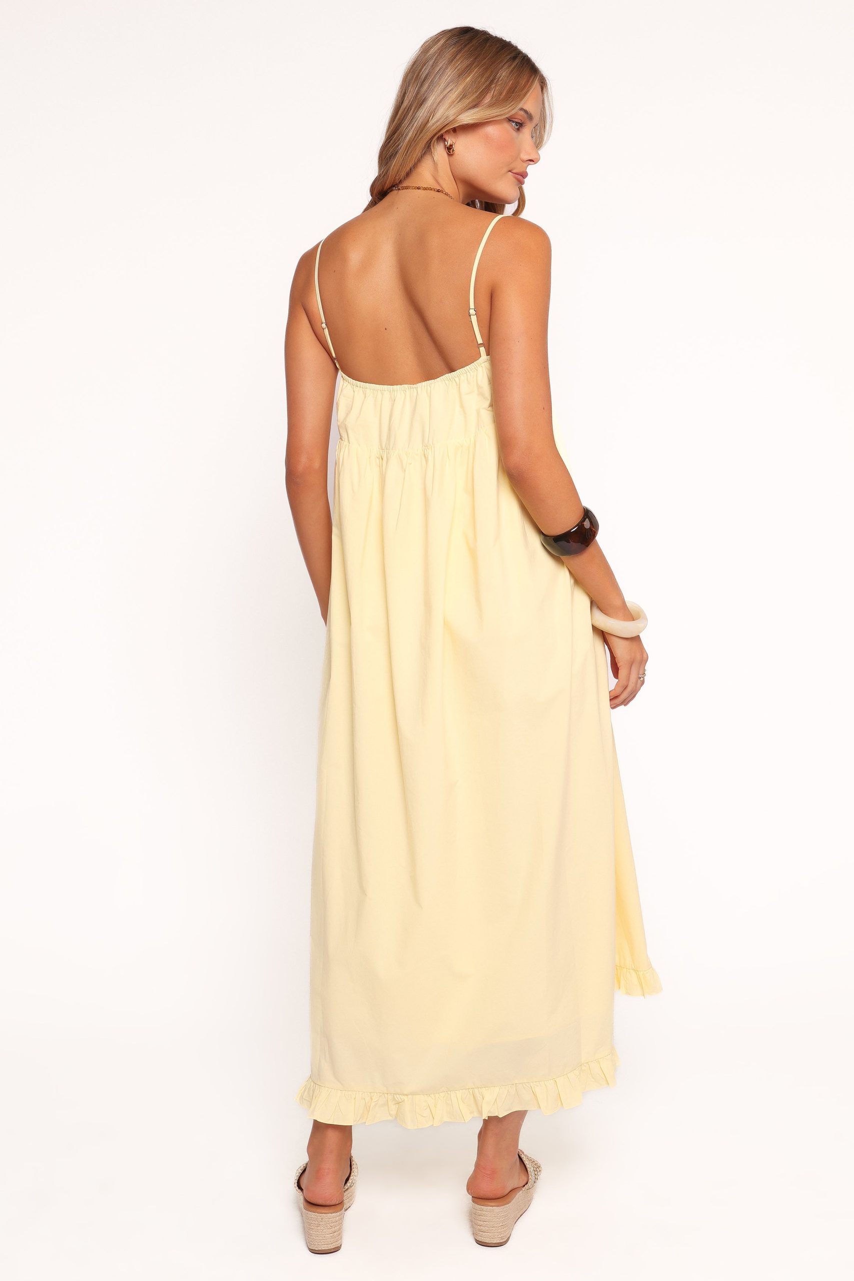 Miuccia Maxi Dress - Butter Yellow - Image 4