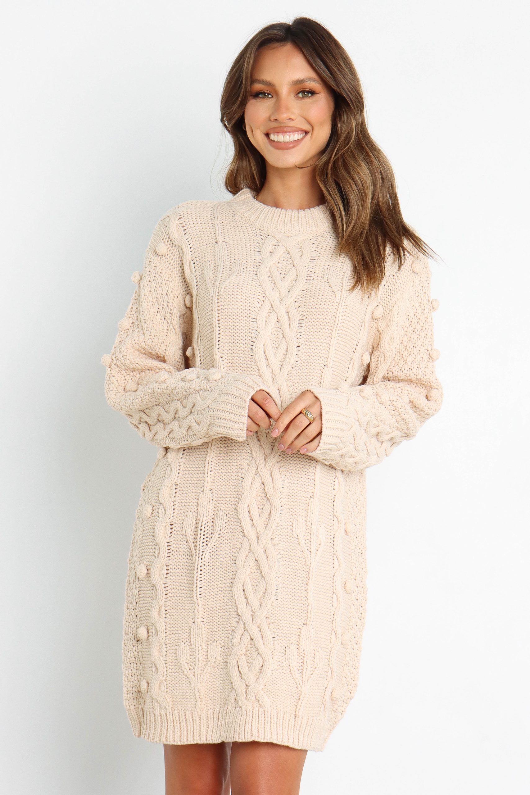 Mona Dress - Cream - Image 3