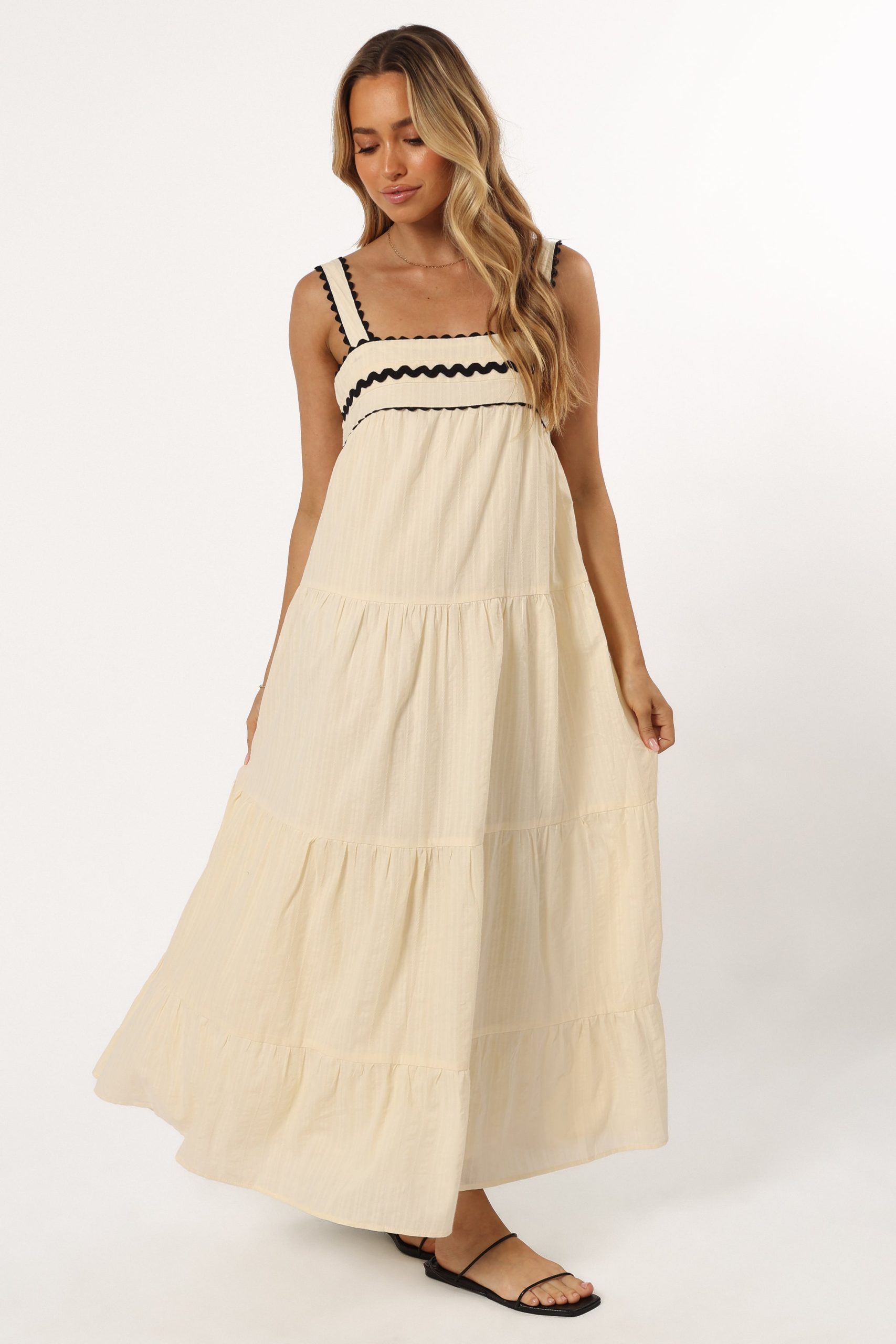 Monroe Midi Dress - Cream - Image 6