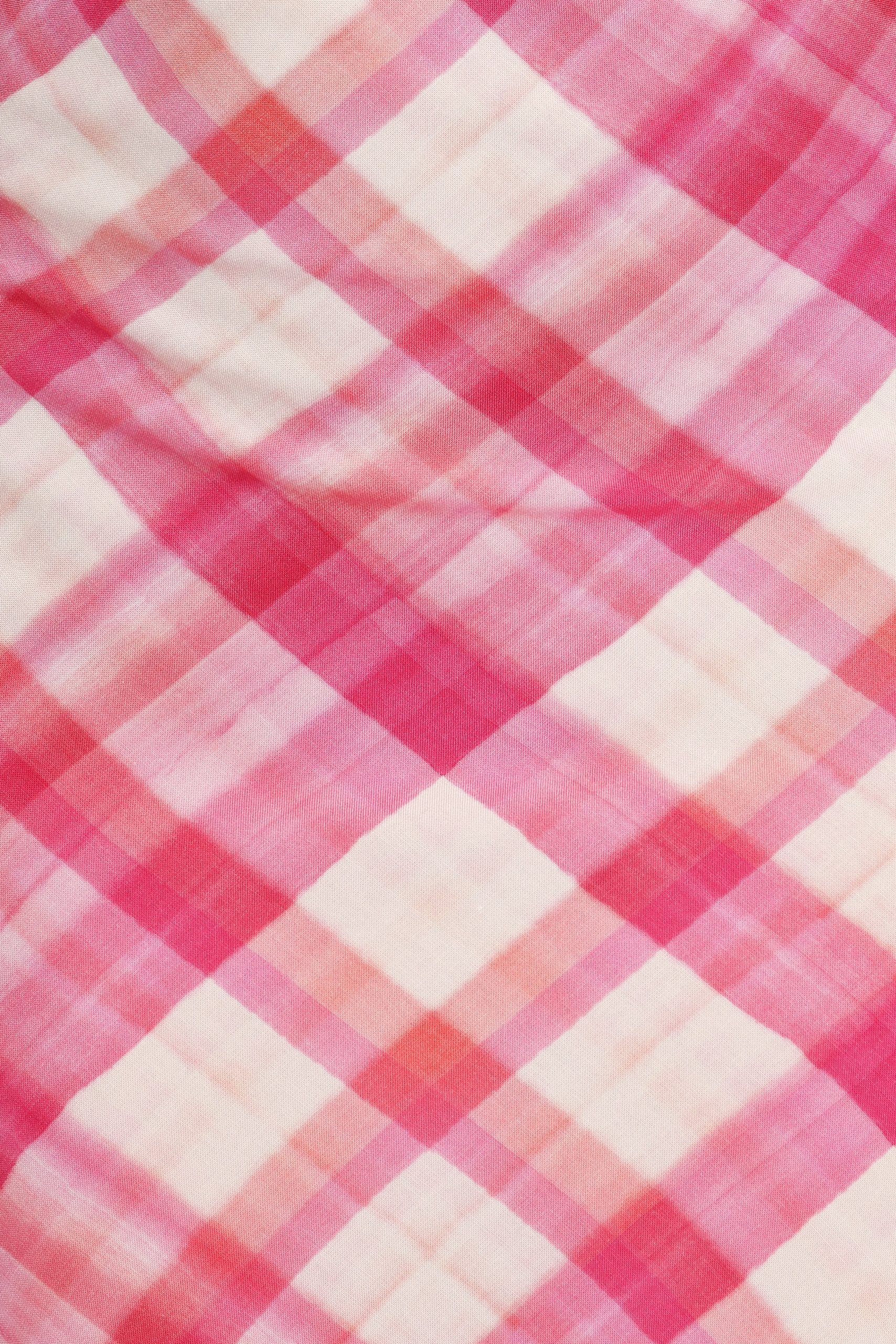 Morghan Midi Dress - Pink Check - Image 6