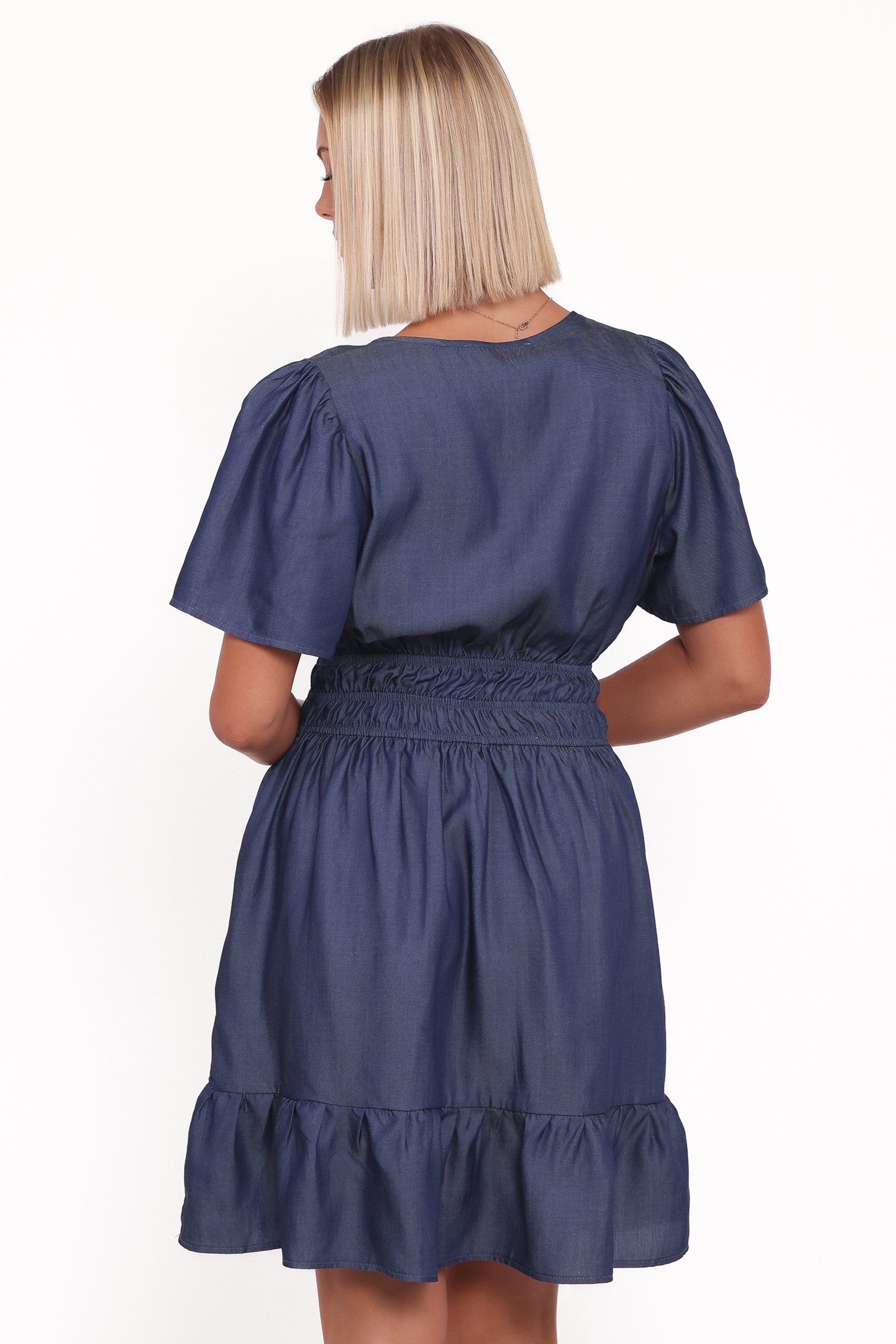 Morwenna Mini Dress - Chambray - Image 4
