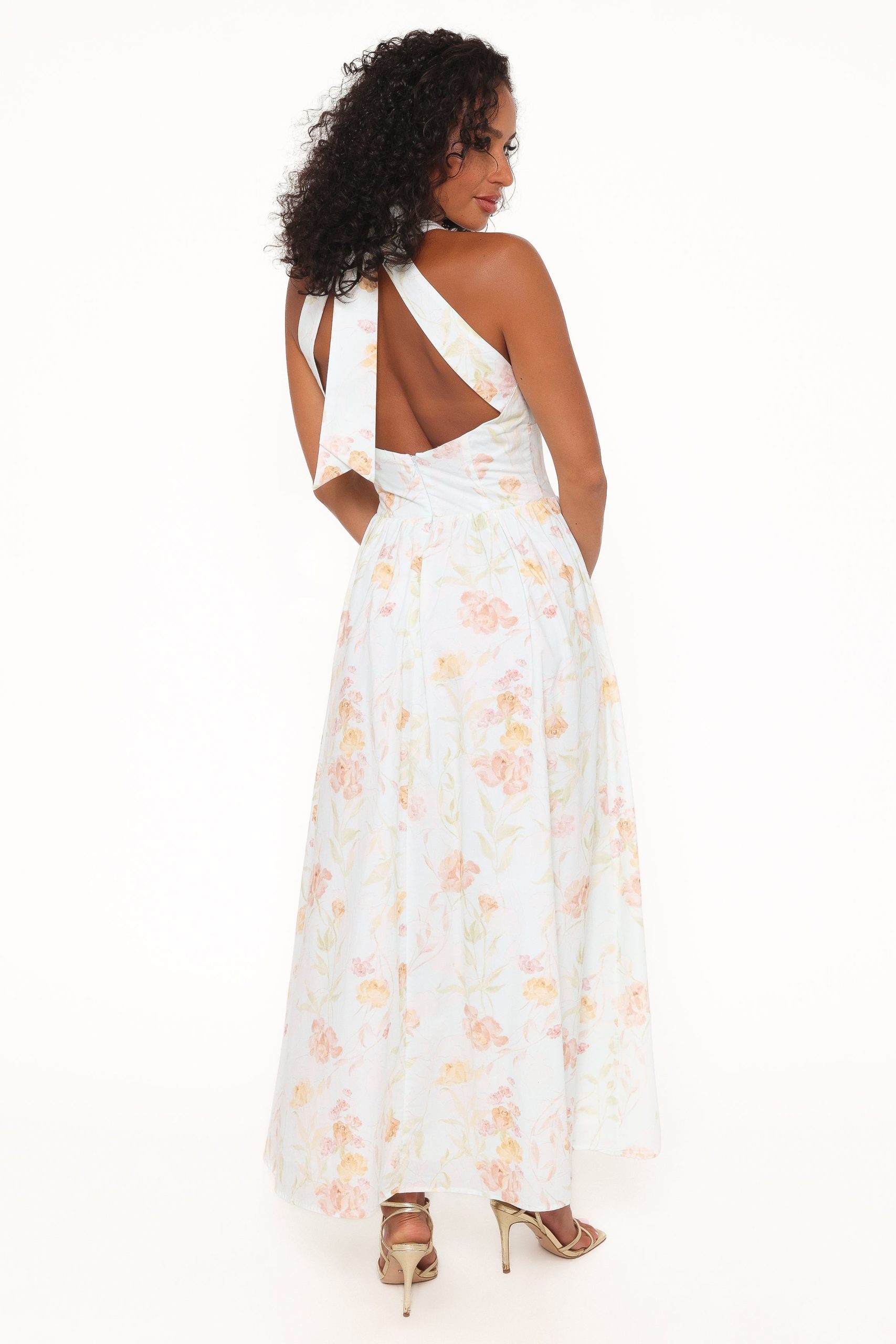 Myra Maxi Dress - Light Mint - Image 2