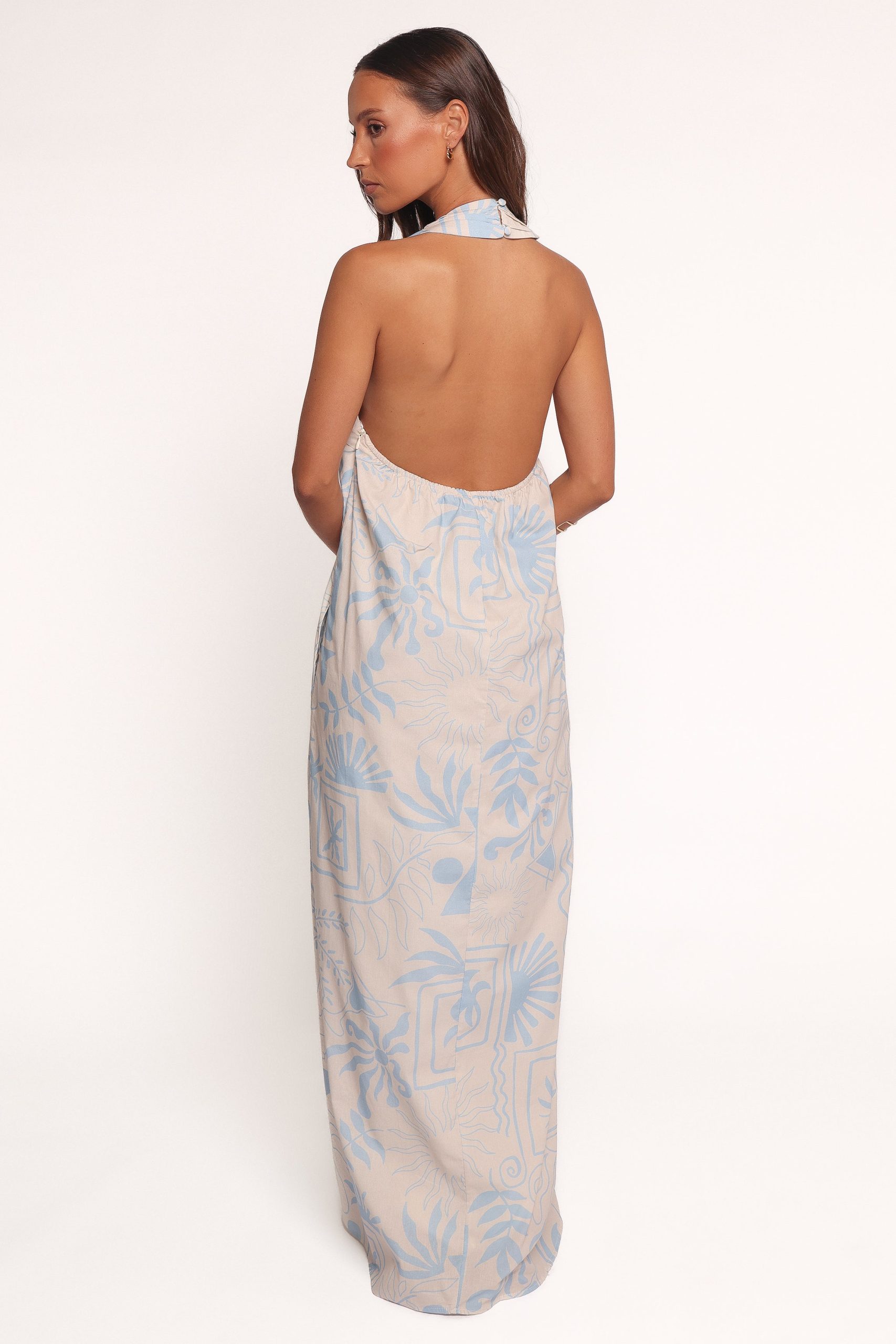 Naida Maxi Dress - Blue Soleil - Image 4