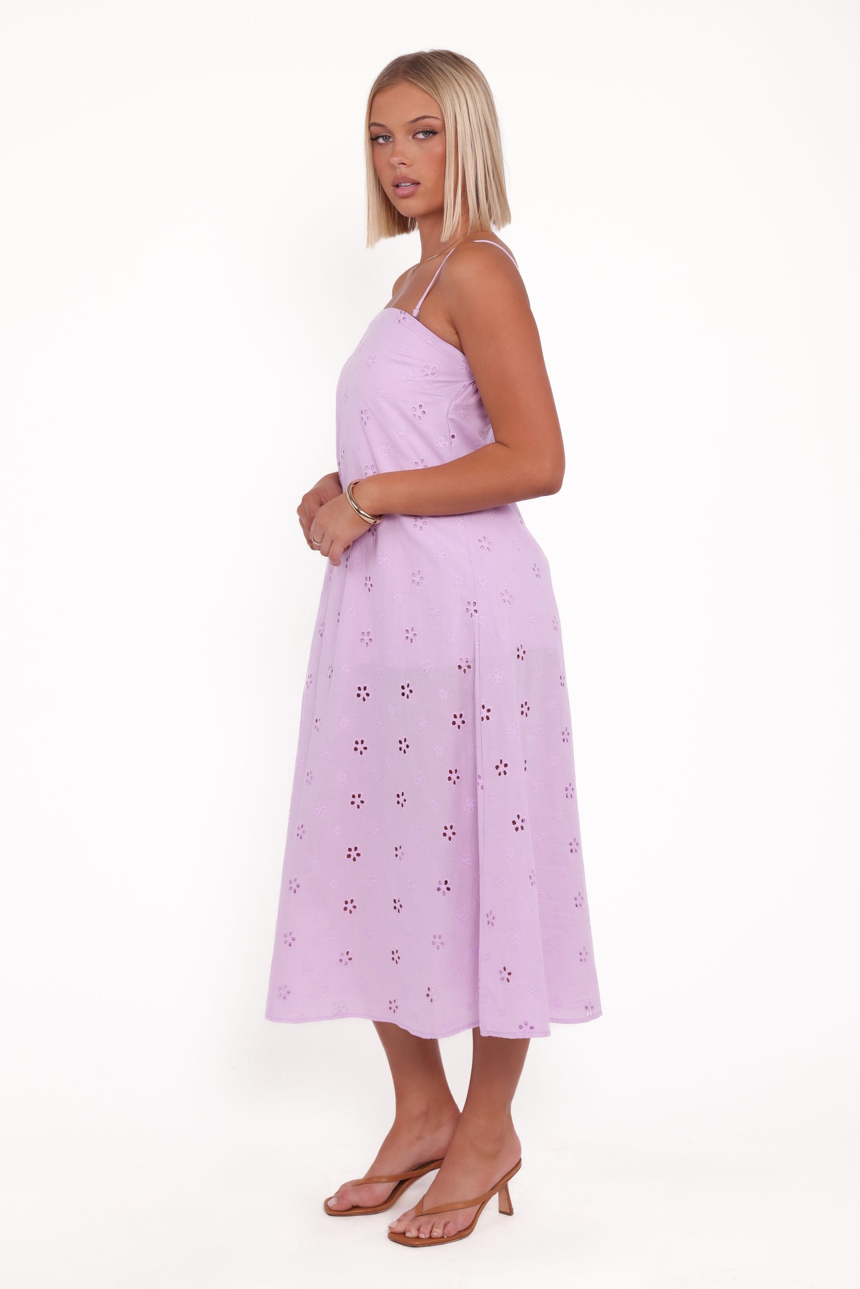 Narcissa Strapless Maxi Dress - Lilac - Image 3