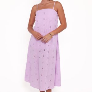 Narcissa Strapless Maxi Dress - Lilac