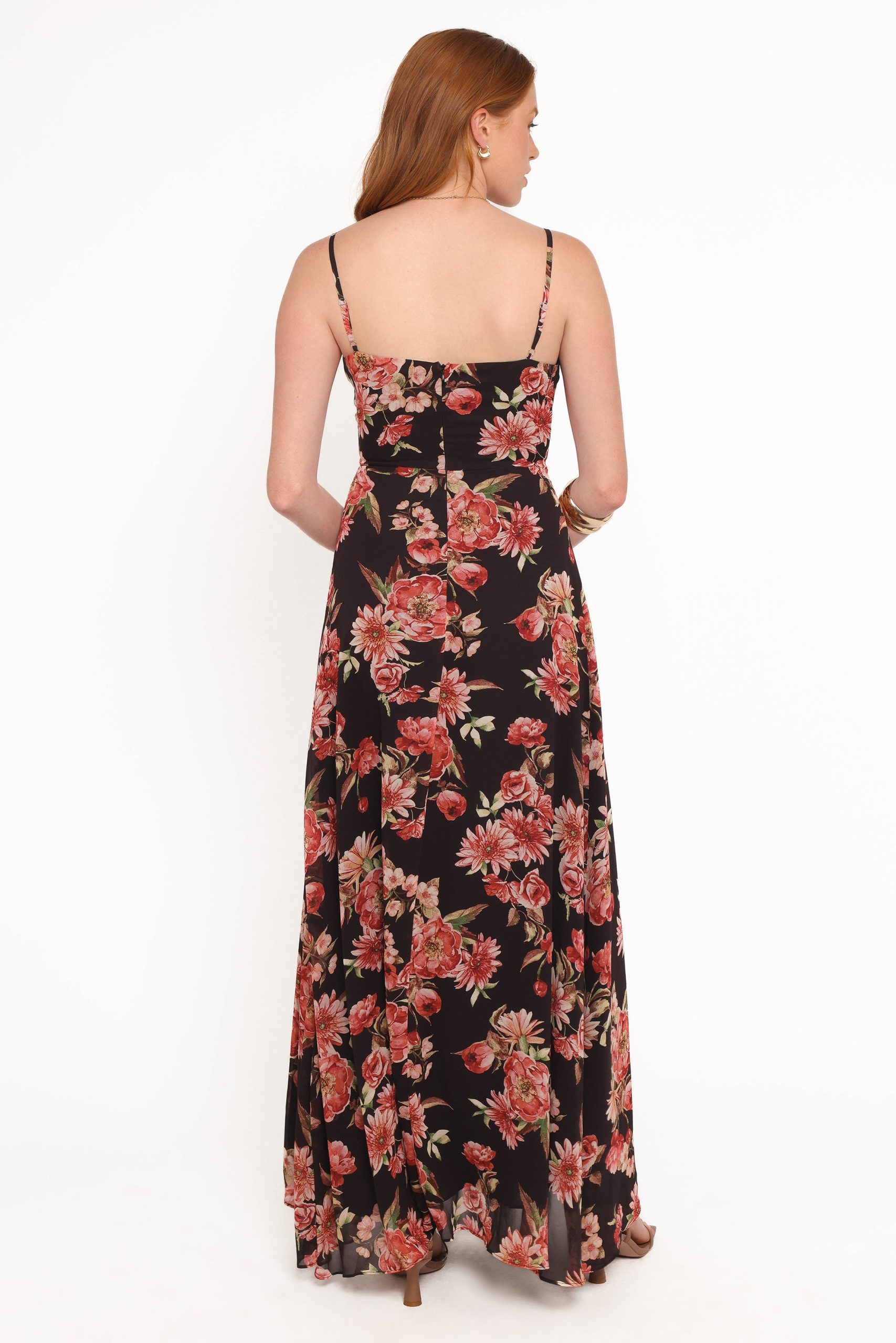 Naver Maxi Dress - Black Floral - Image 3