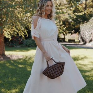 Nellie Midi Dress - Petal Pink