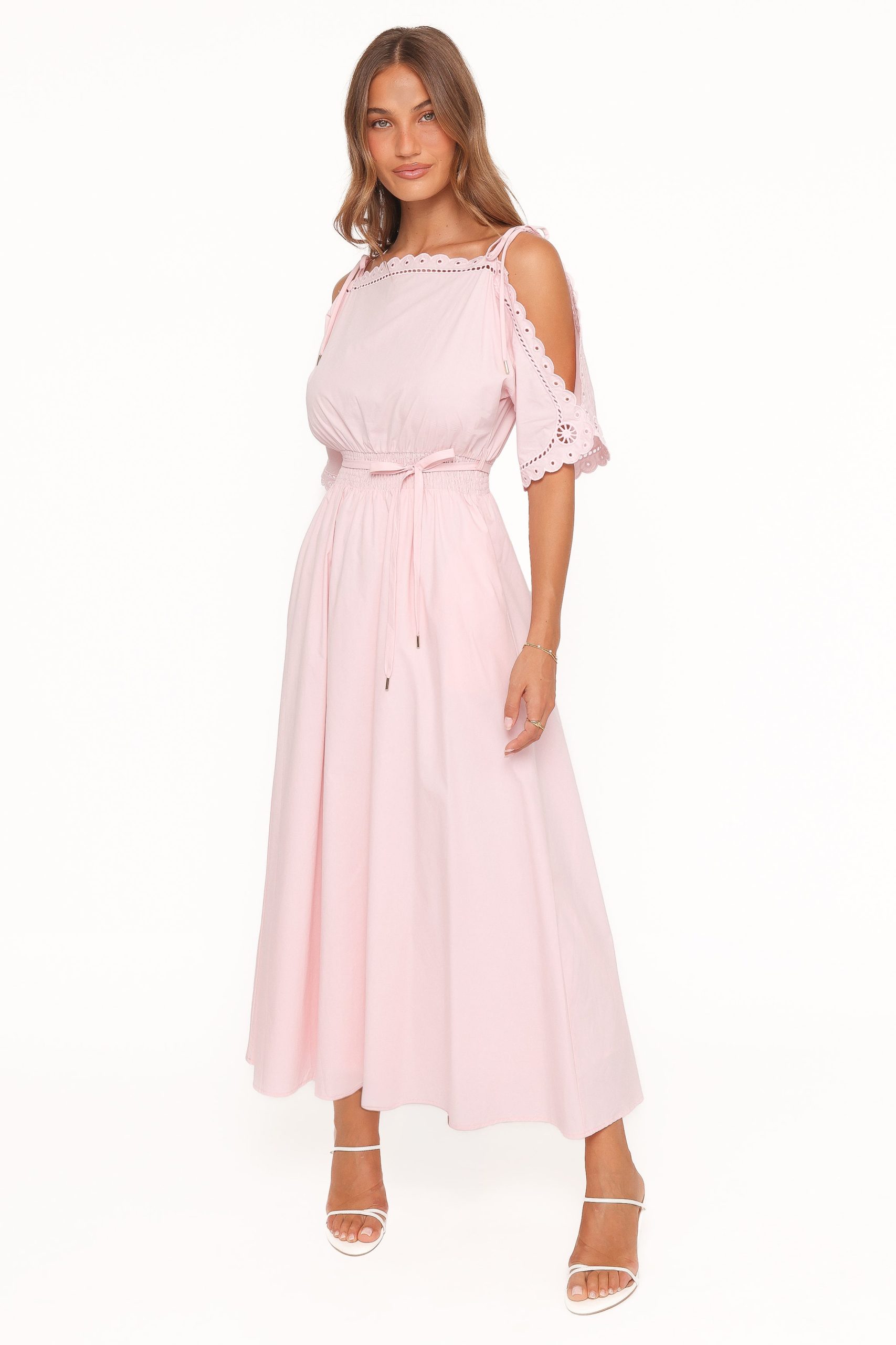 Nellie Midi Dress - Petal Pink - Image 4