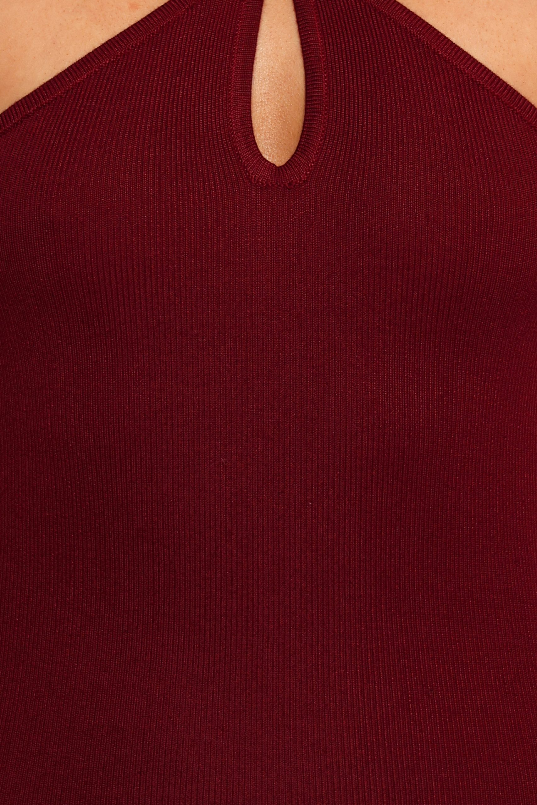Nessa Midi Dress - Dark Cherry - Image 6