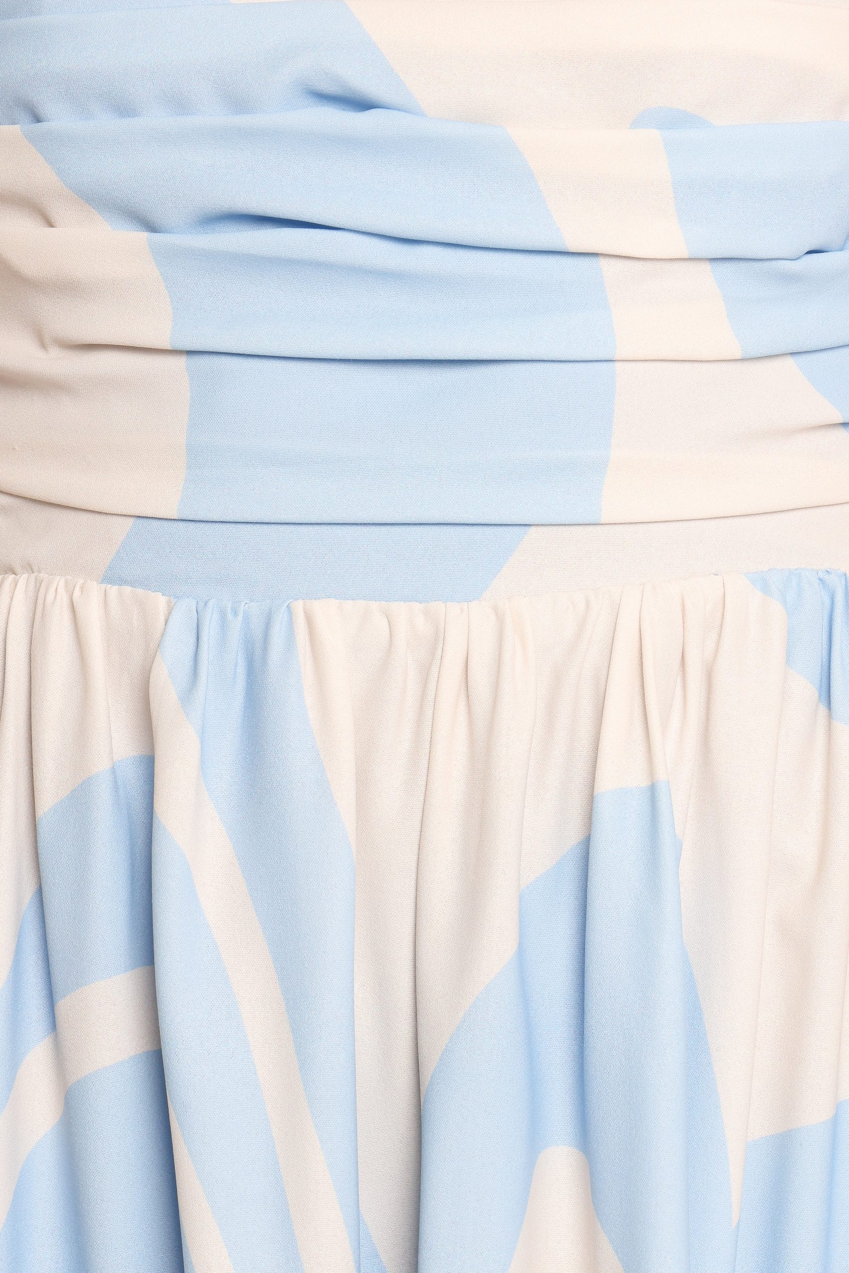 Nesta Maxi Dress - Blue Cream - Image 8