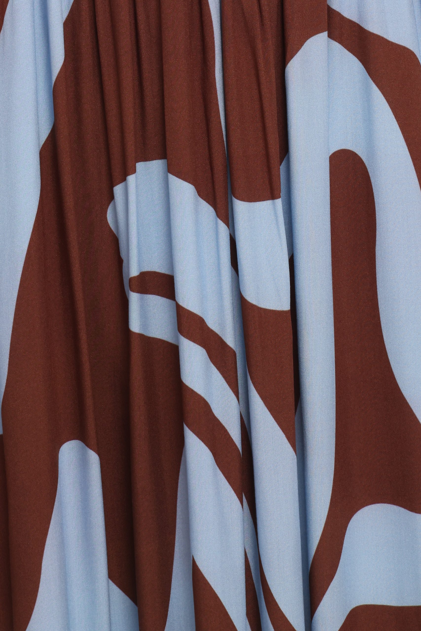 Nesta Maxi Dress - Brown/Blue - Image 5