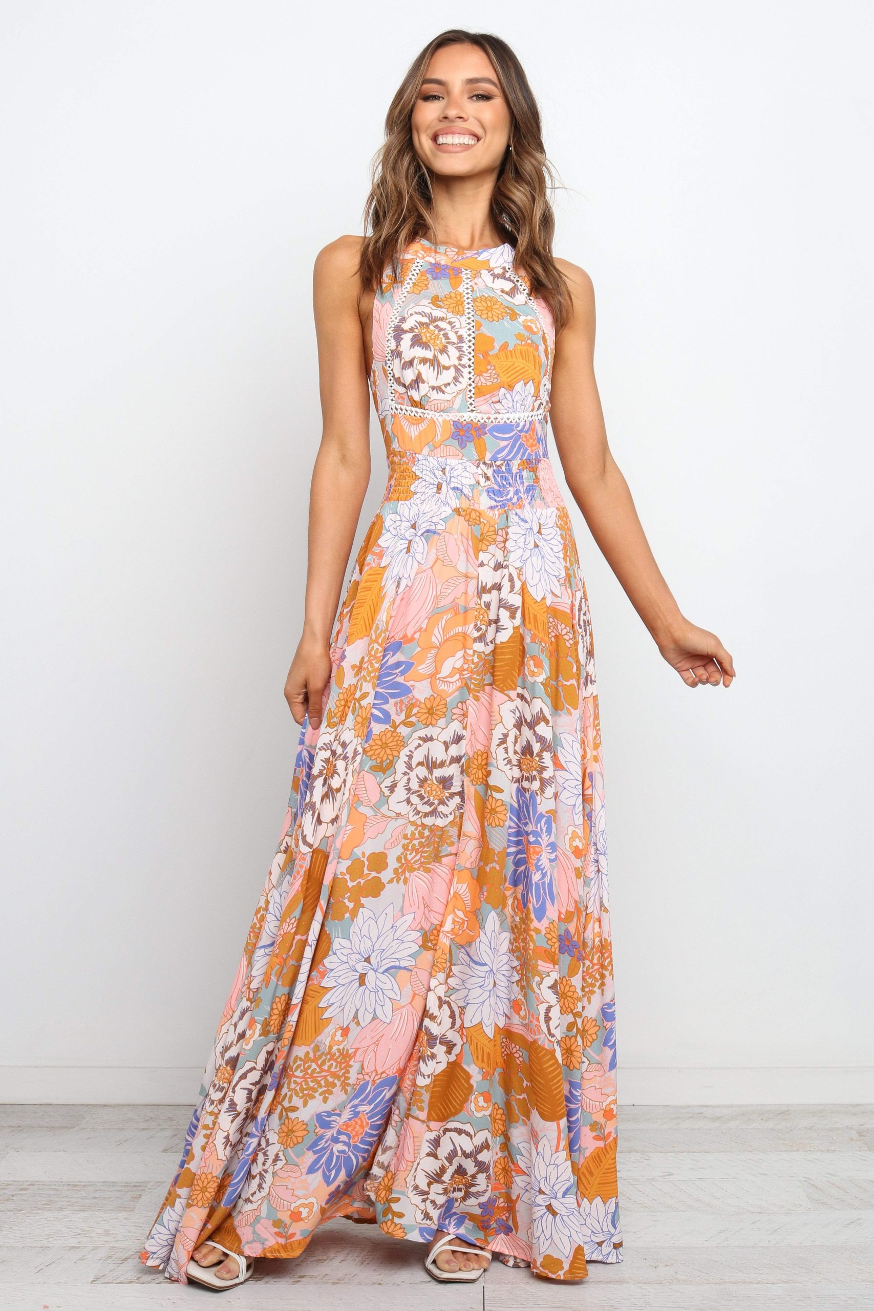 Newell Dress - Orange - Image 3
