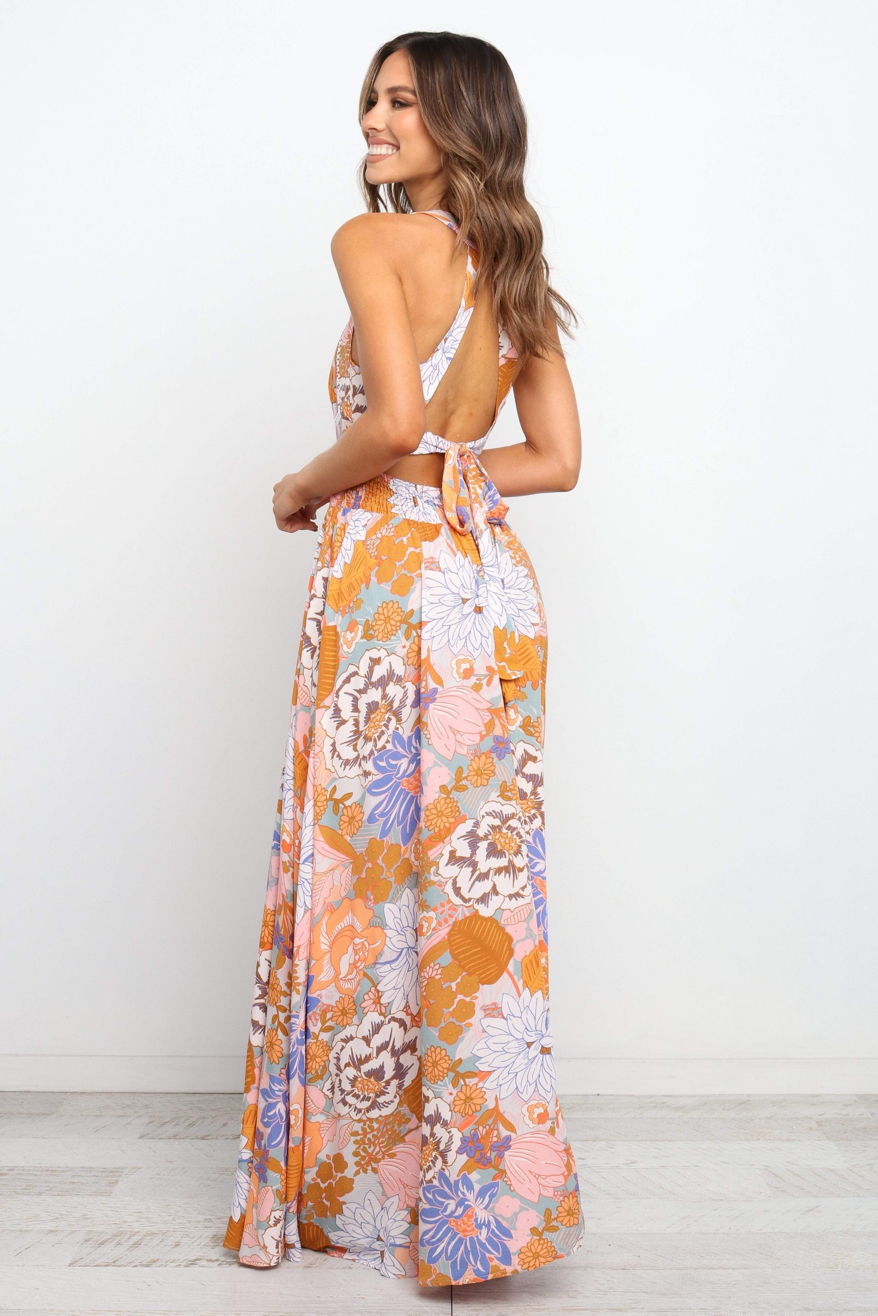 Newell Dress - Orange - Image 2