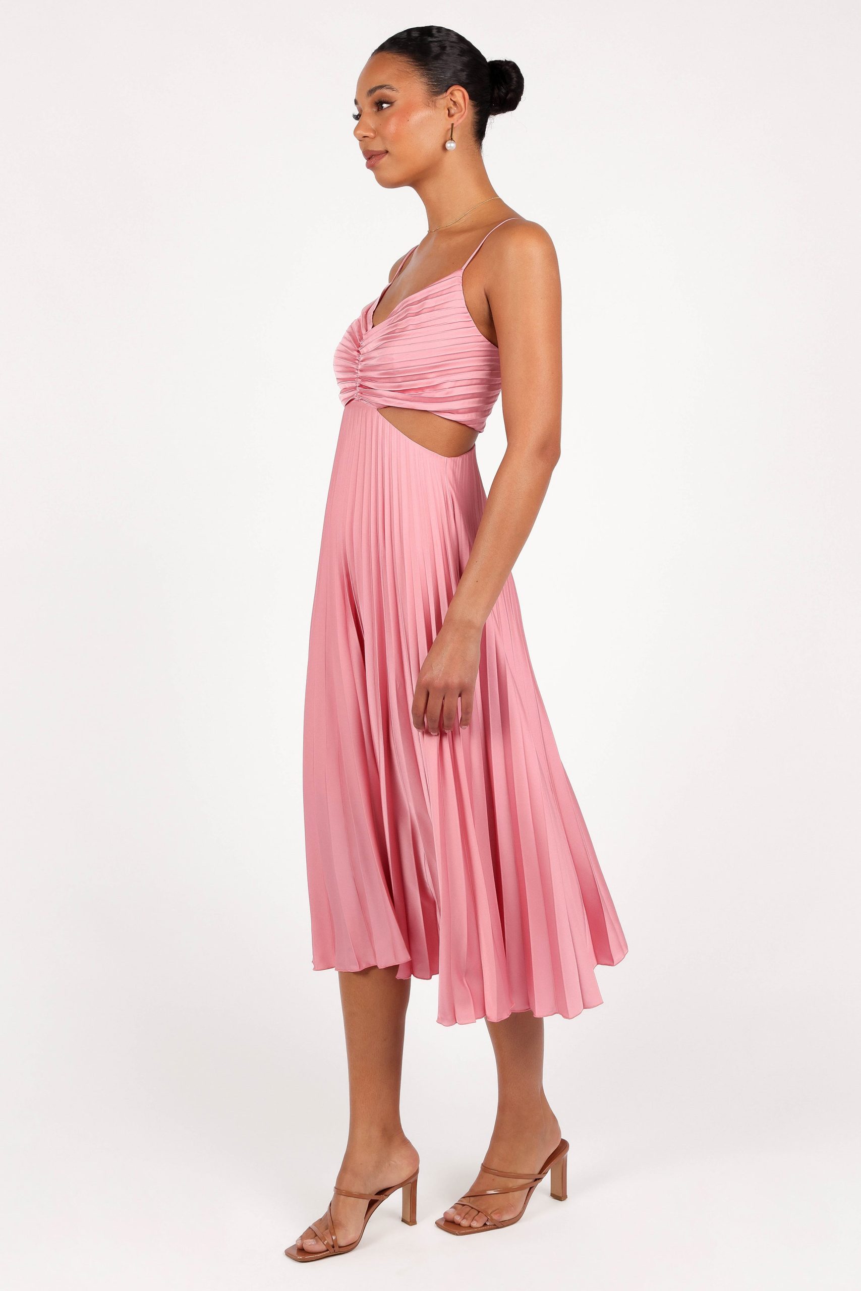 Niamh Midi Dress - Poppy Pink - Image 4