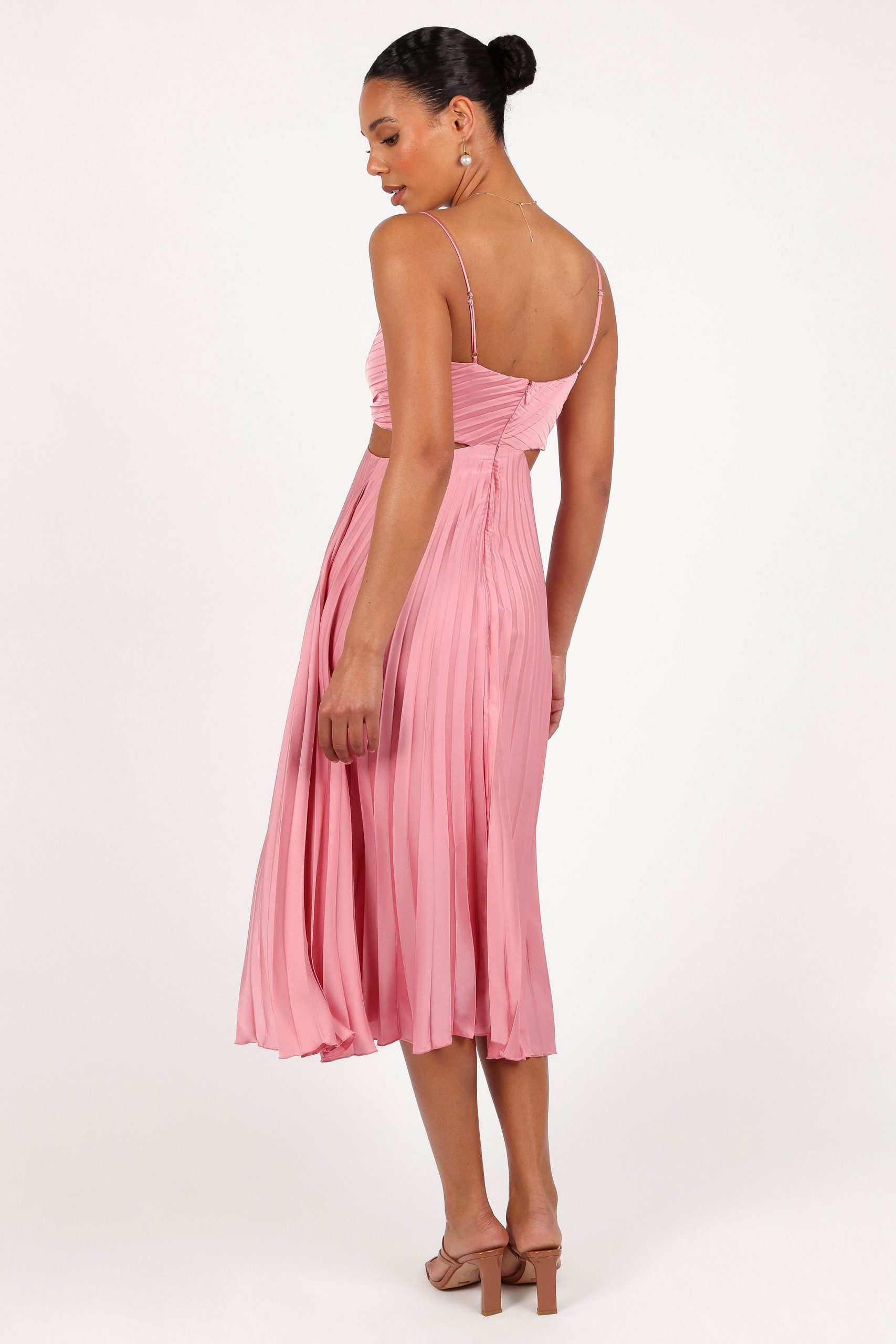 Niamh Midi Dress - Poppy Pink - Image 5