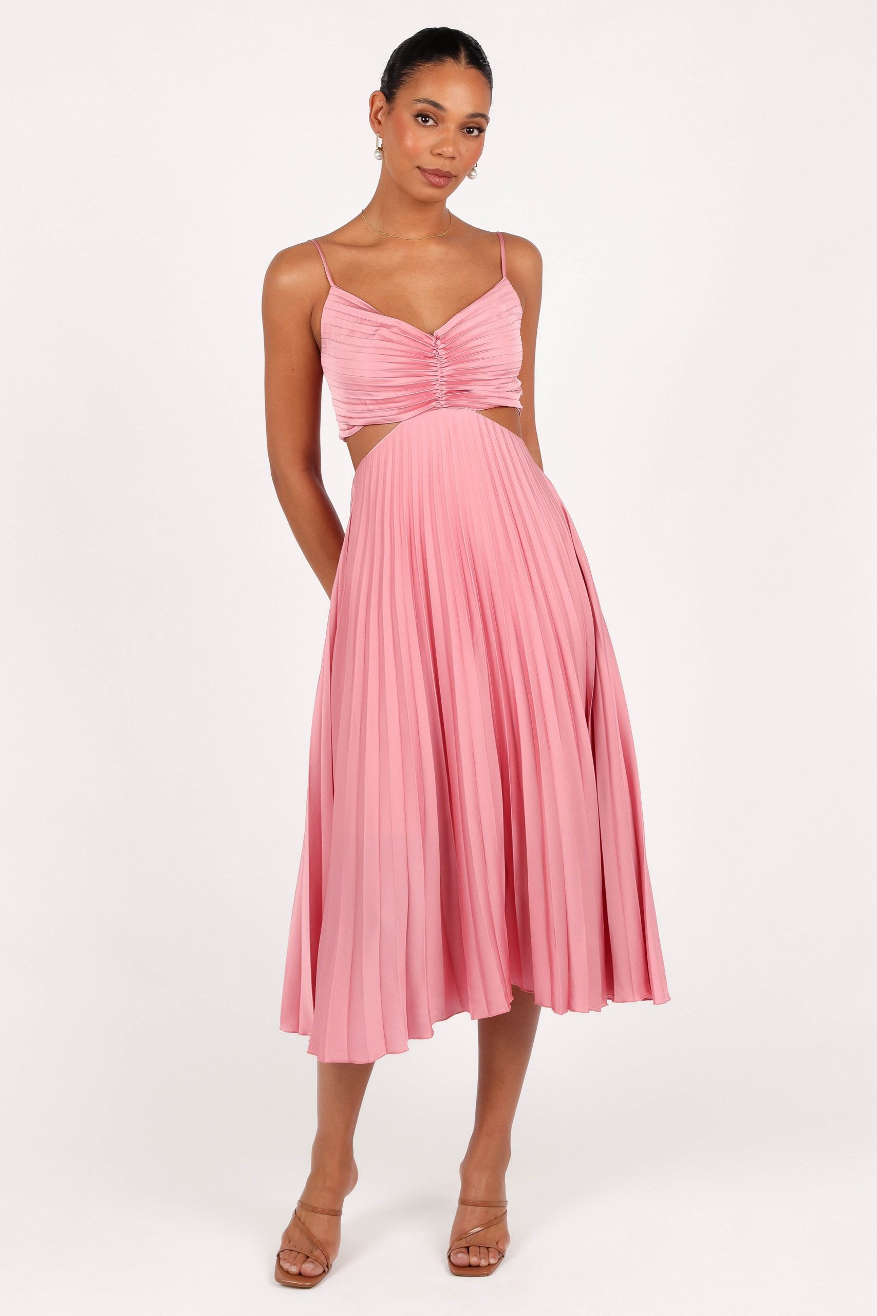 Niamh Midi Dress - Poppy Pink - Image 7