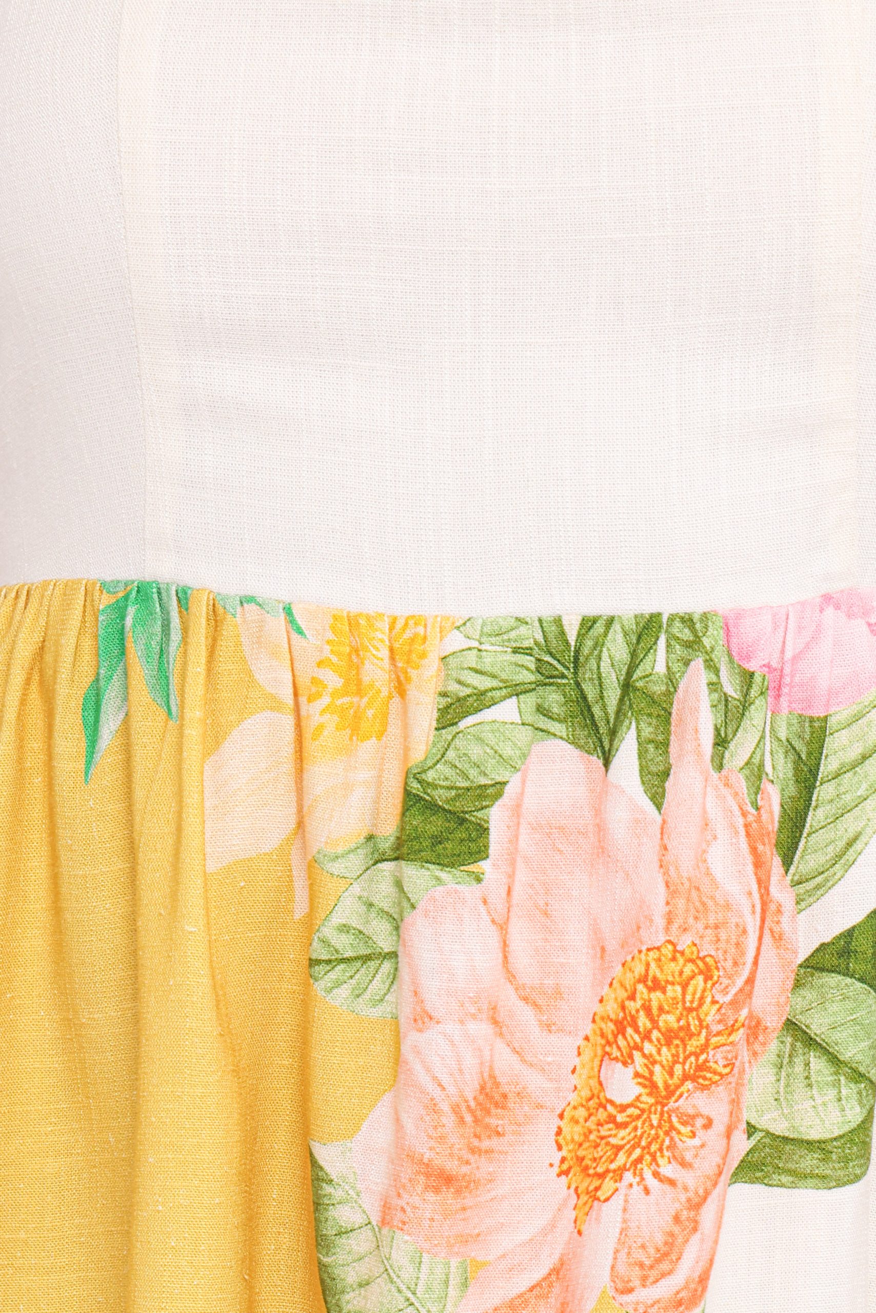 Nissa Mini Dress - Yellow Poppy - Image 7