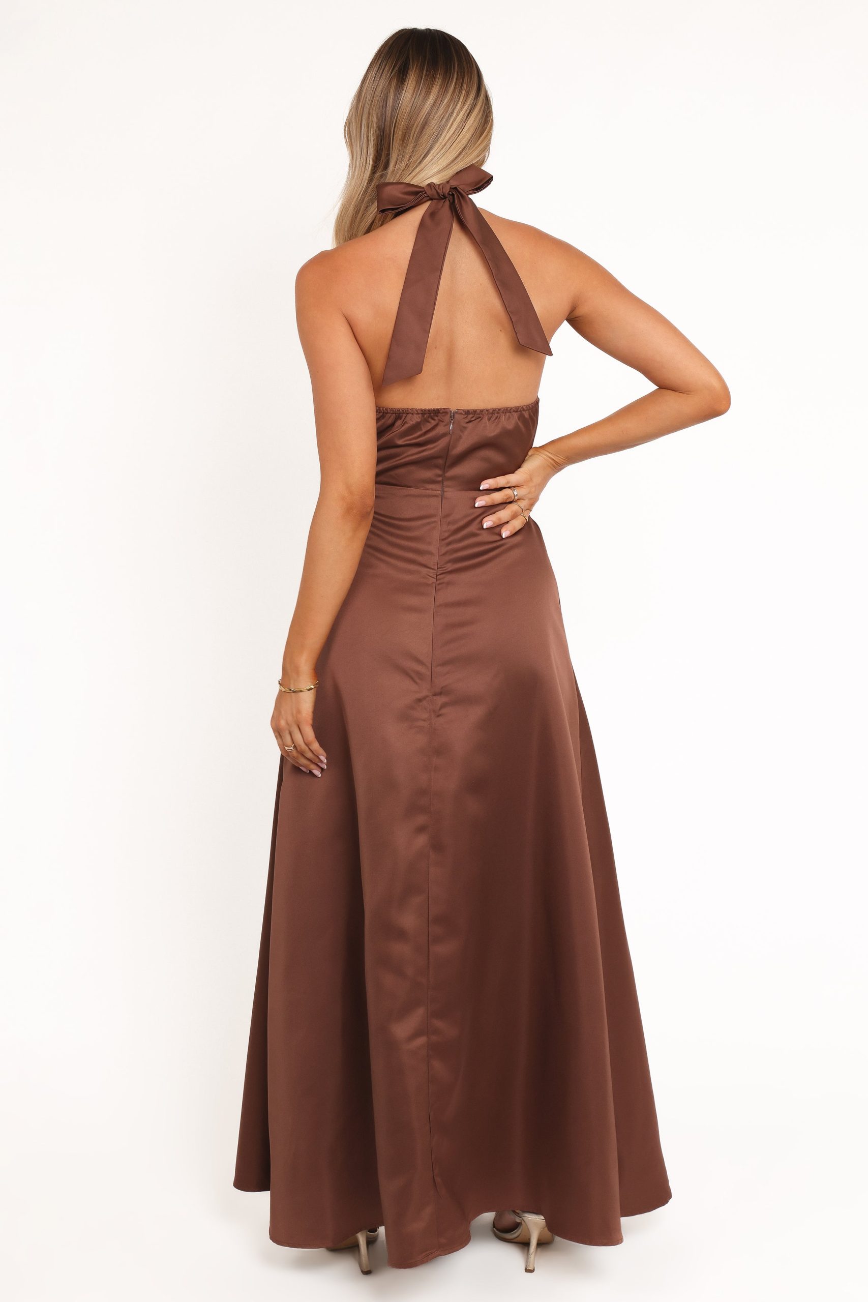Norva Maxi Dress - Brown - Image 5