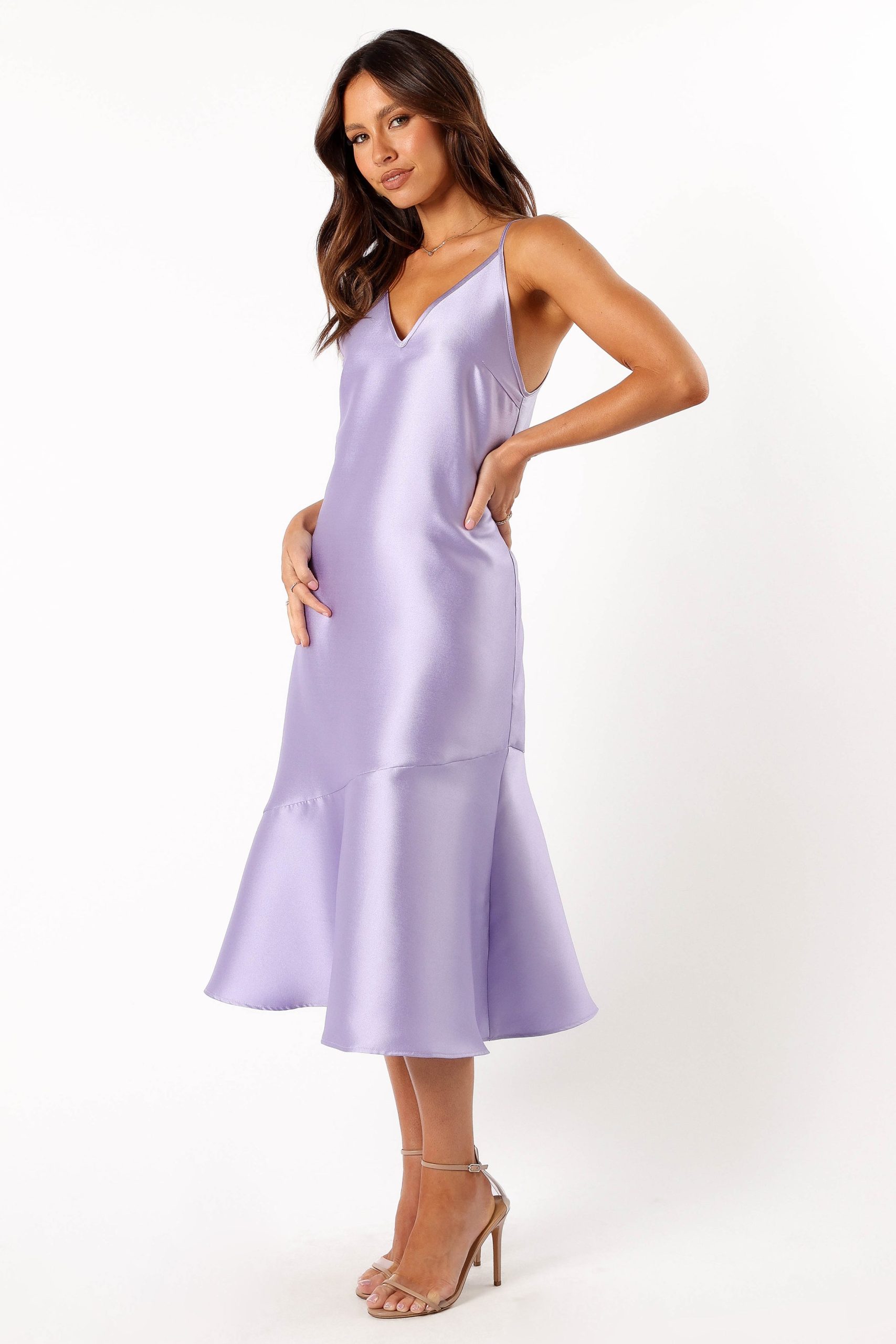 Novan Midi Dress - Lavender - Image 4