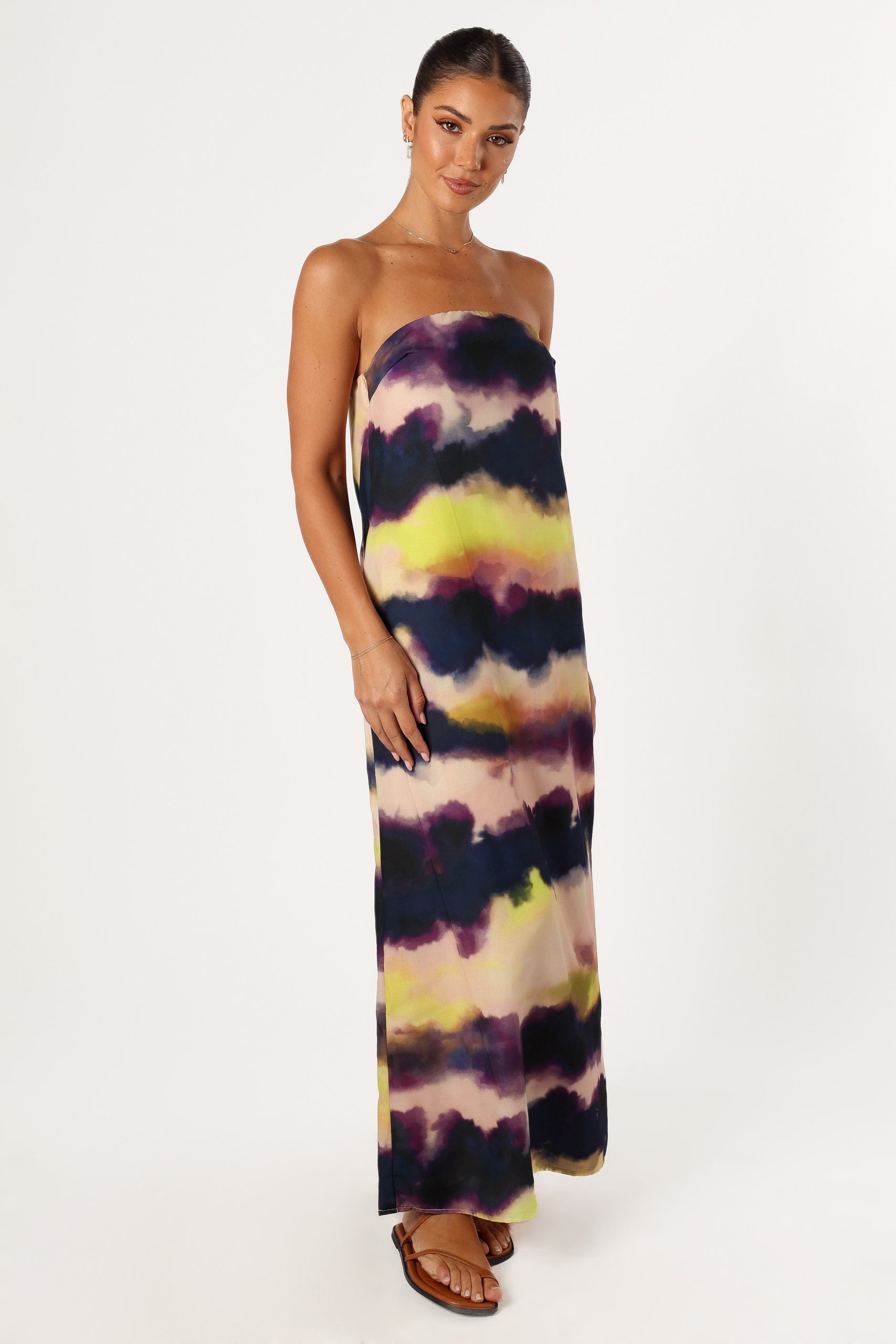 Oasis Strapless Maxi Dress - Storm - Image 3