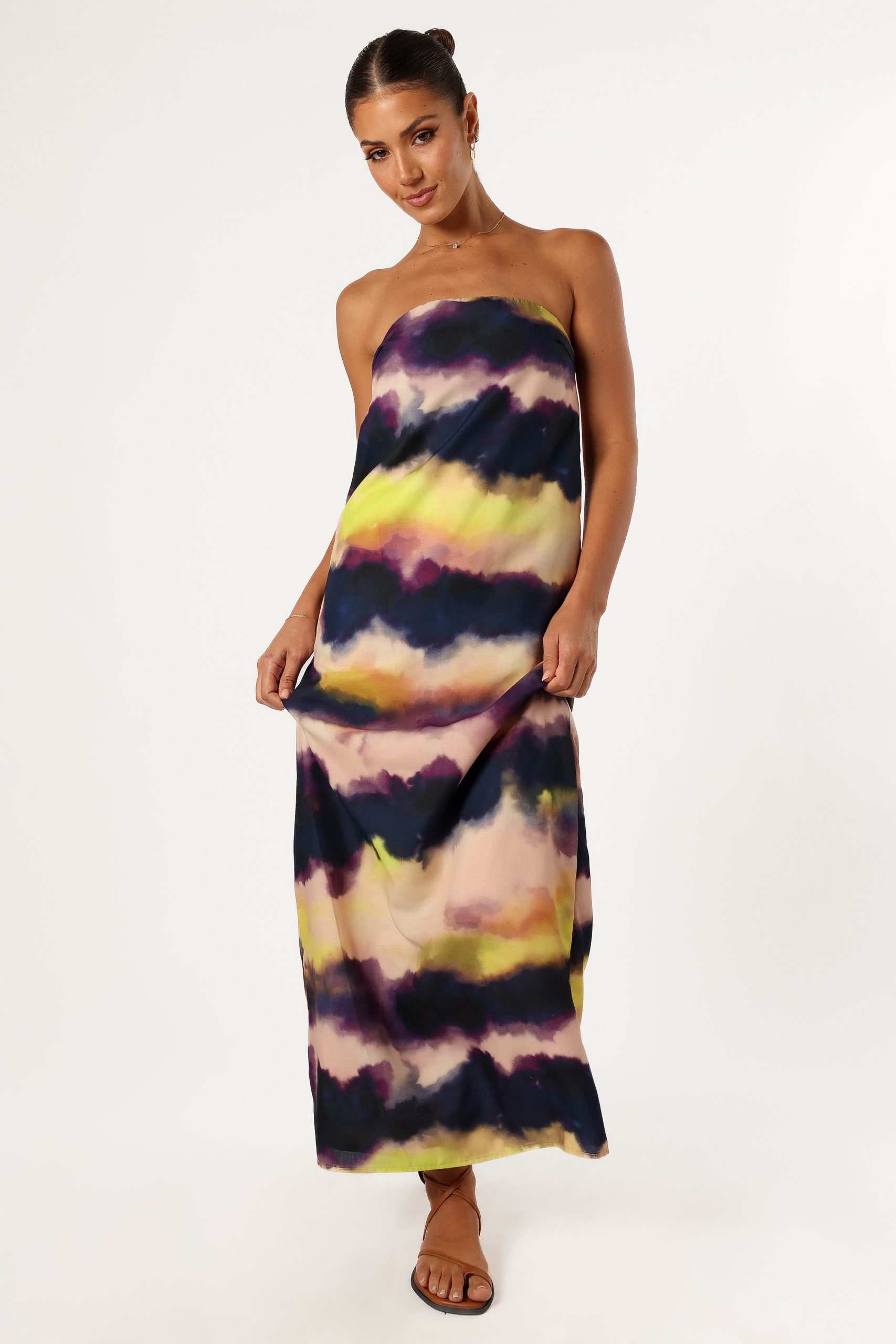 Oasis Strapless Maxi Dress - Storm - Image 8