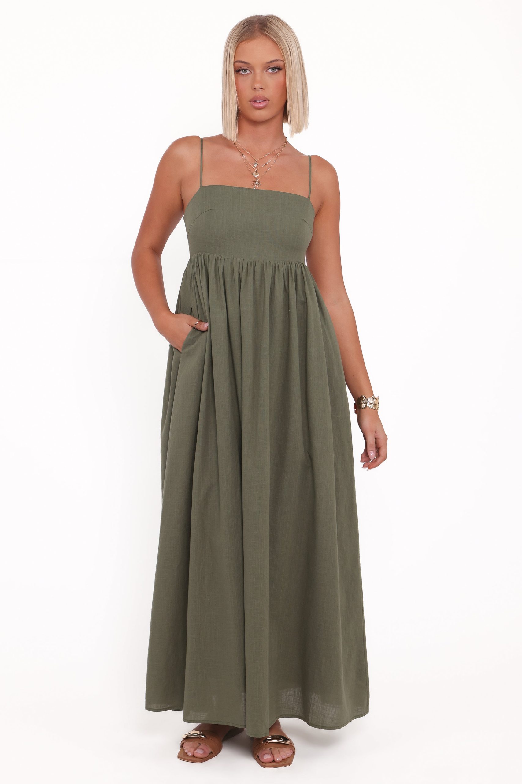 Odessa Maxi Dress - Palm Green - Image 2