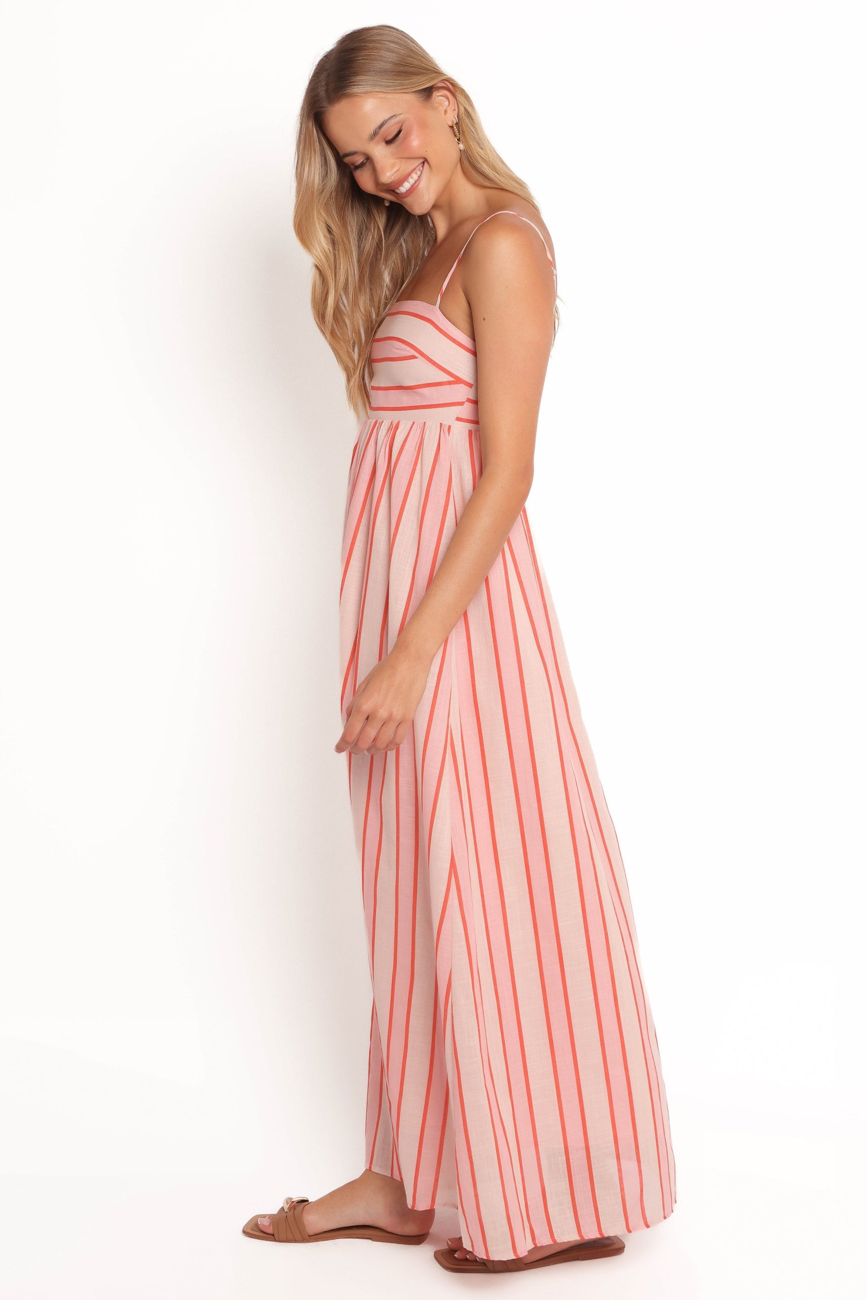 Odessa Maxi Dress - Pink Stripe - Image 4
