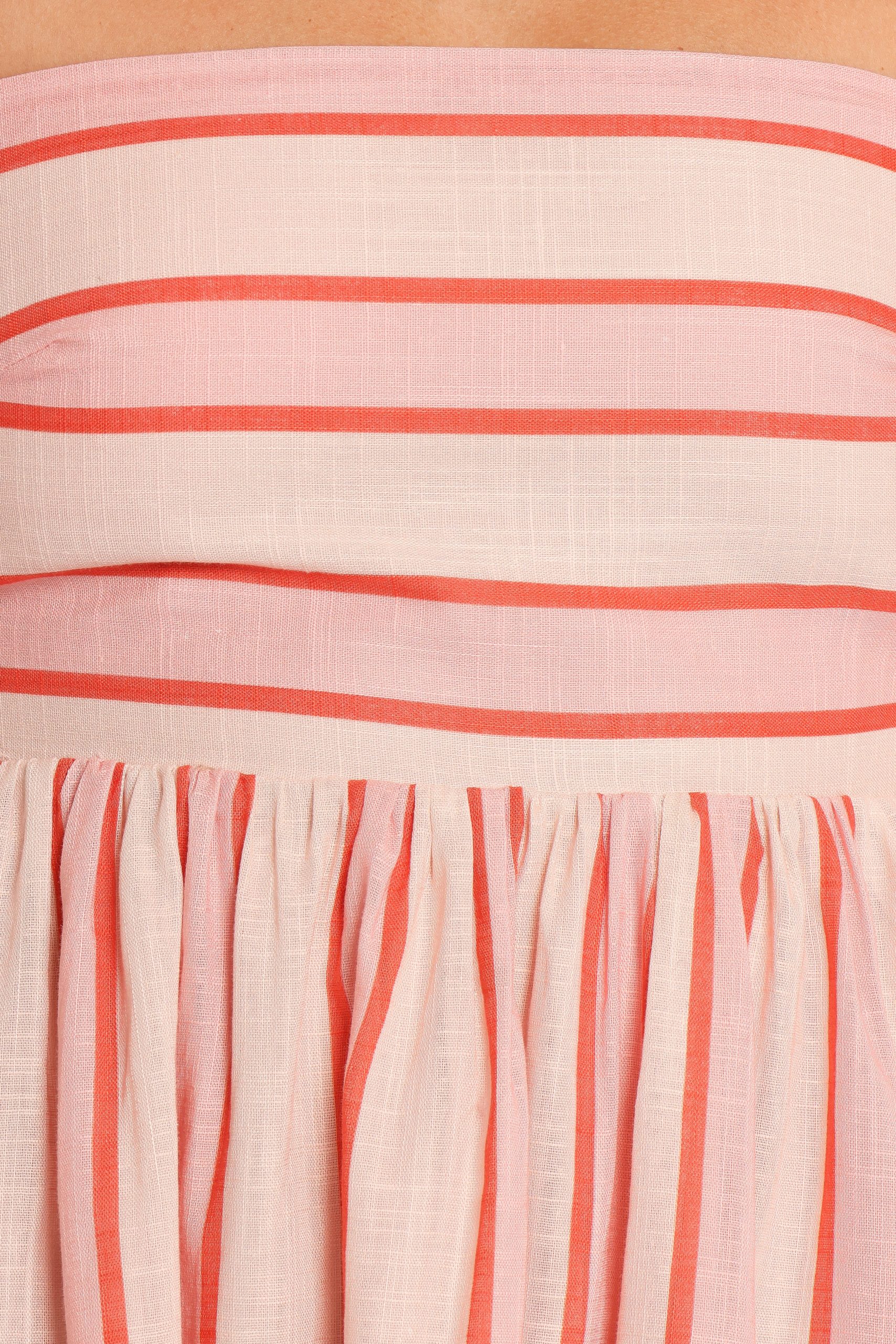 Odessa Maxi Dress - Pink Stripe - Image 8