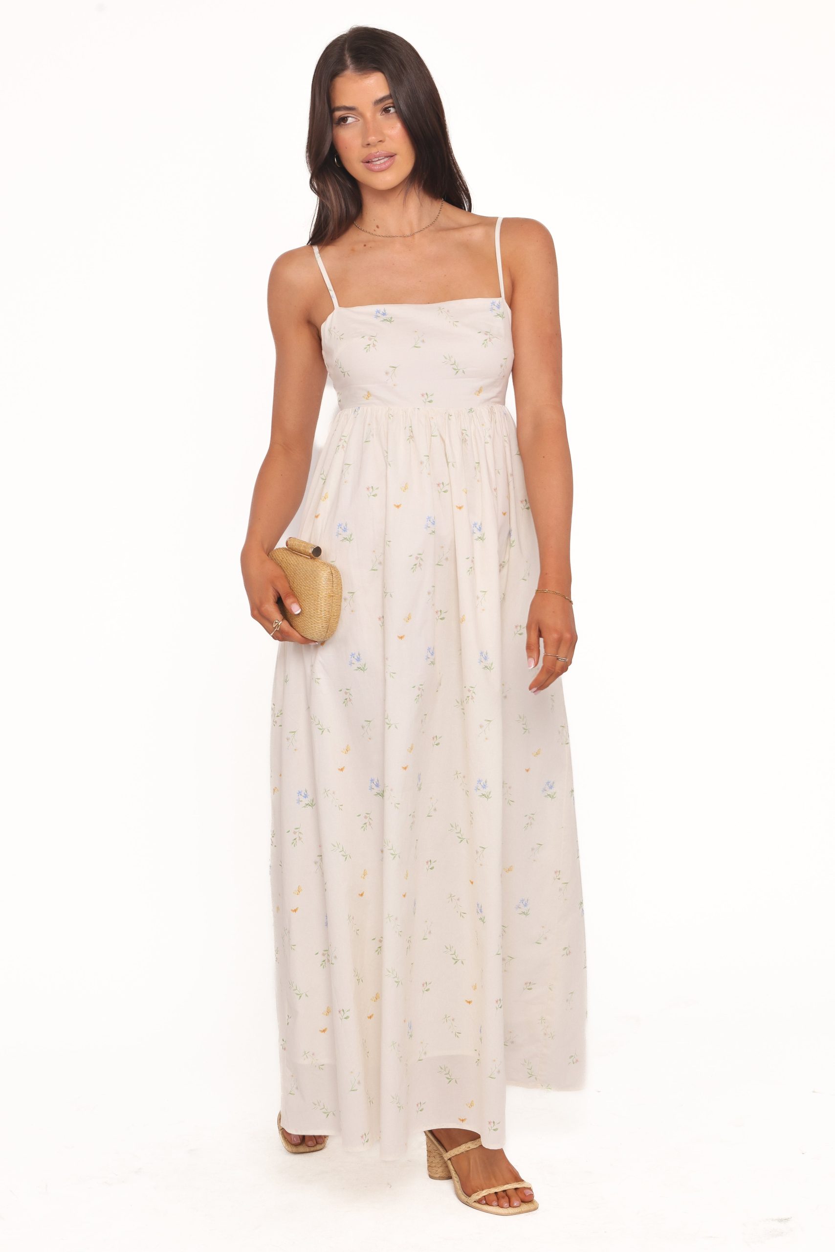 Odessa Maxi Dress - White Floral - Image 5