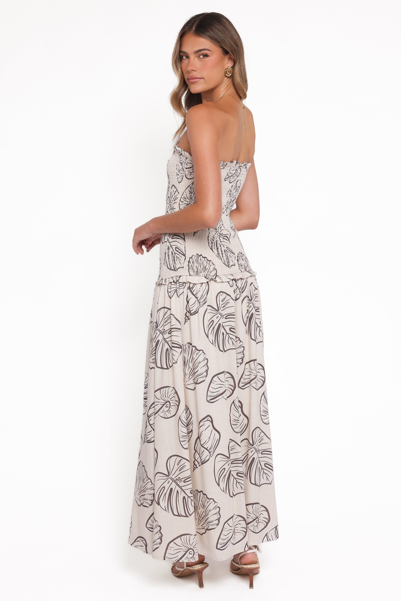 Parkway Maxi Dress - Cream Shells - Image 5