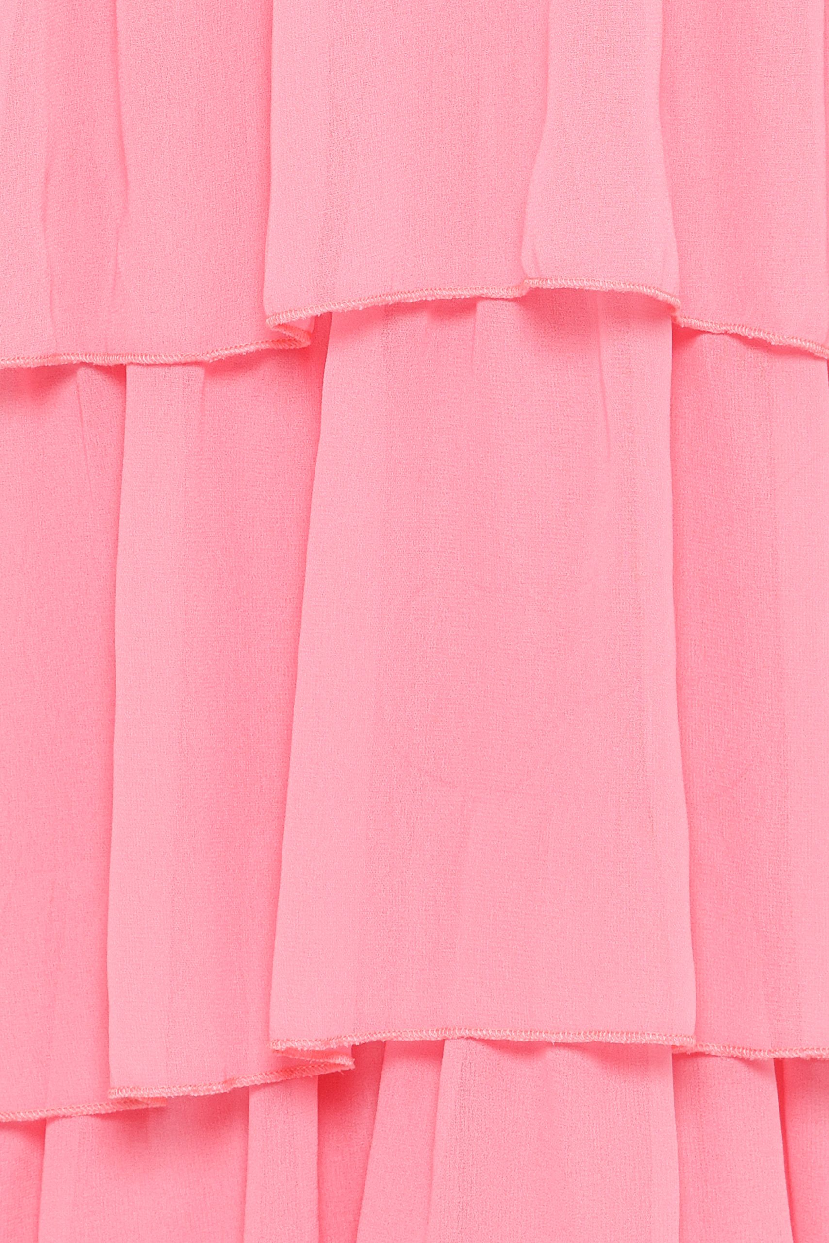 Peachester Strapless Maxi Dress - Coral - Image 6