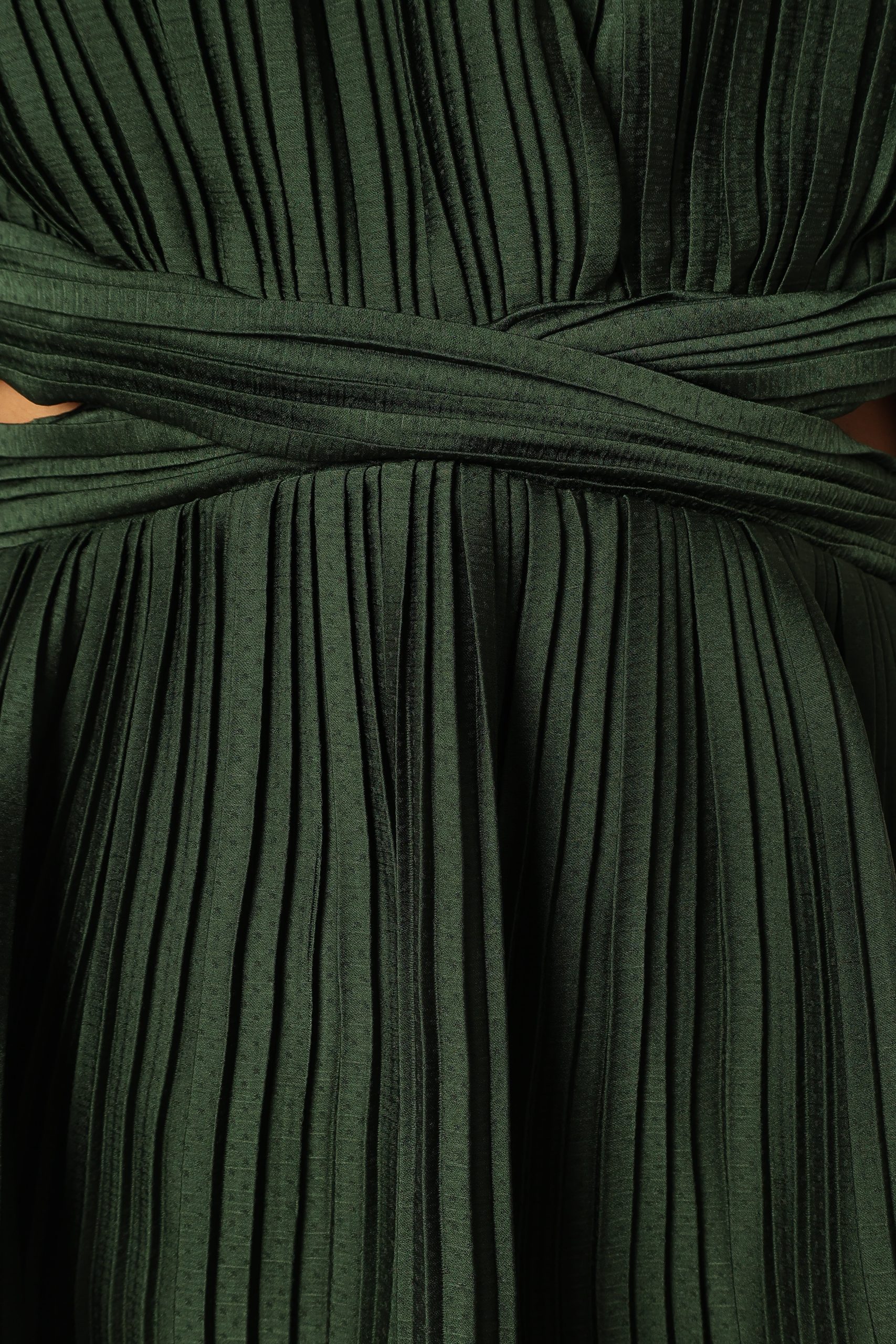 Pippa Long Sleeve Midi Dress - Emerald - Image 7