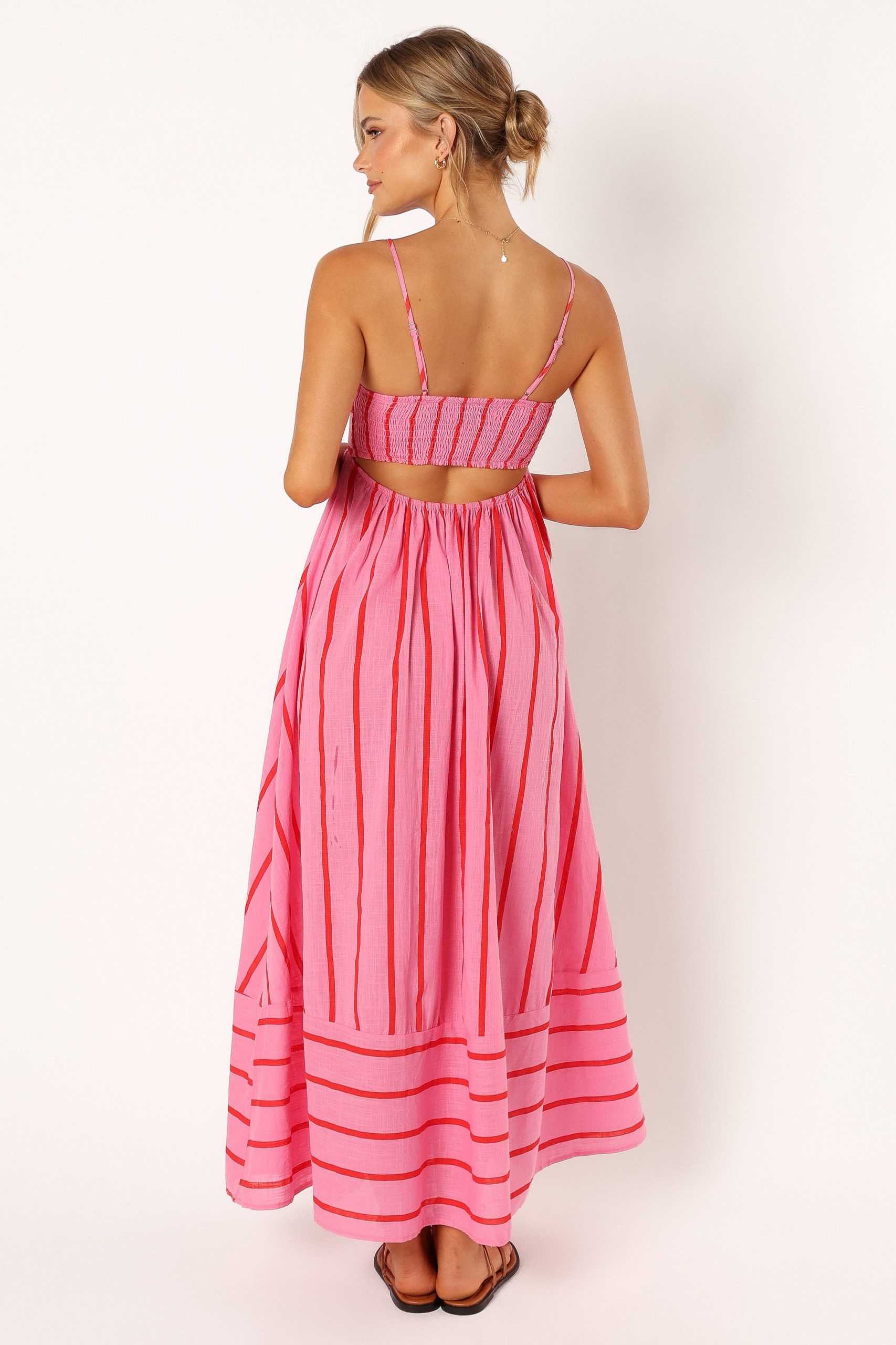 Pixie Maxi Dress - Pink Red - Image 3