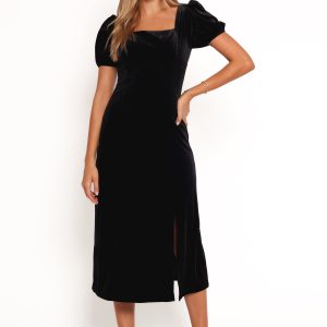Quinnie Midi Dress - Black