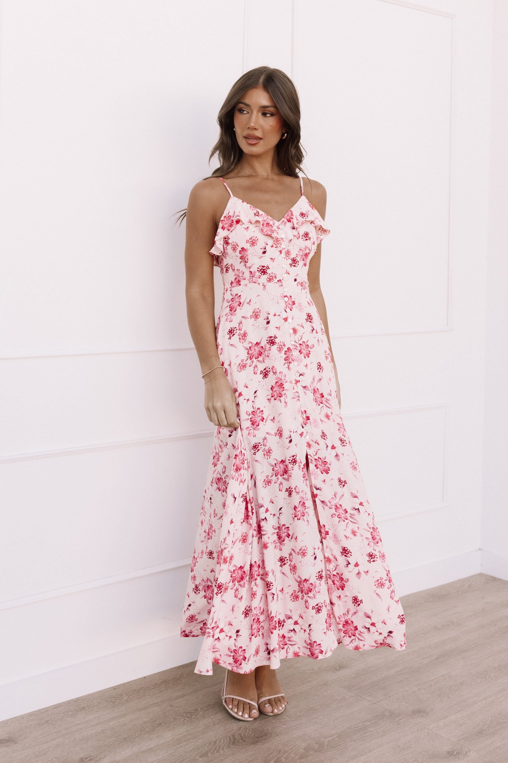 Rachel Midi Dress - Blushed Garden - Image 2