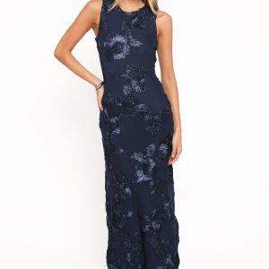 Ravina Maxi Dress - Blue