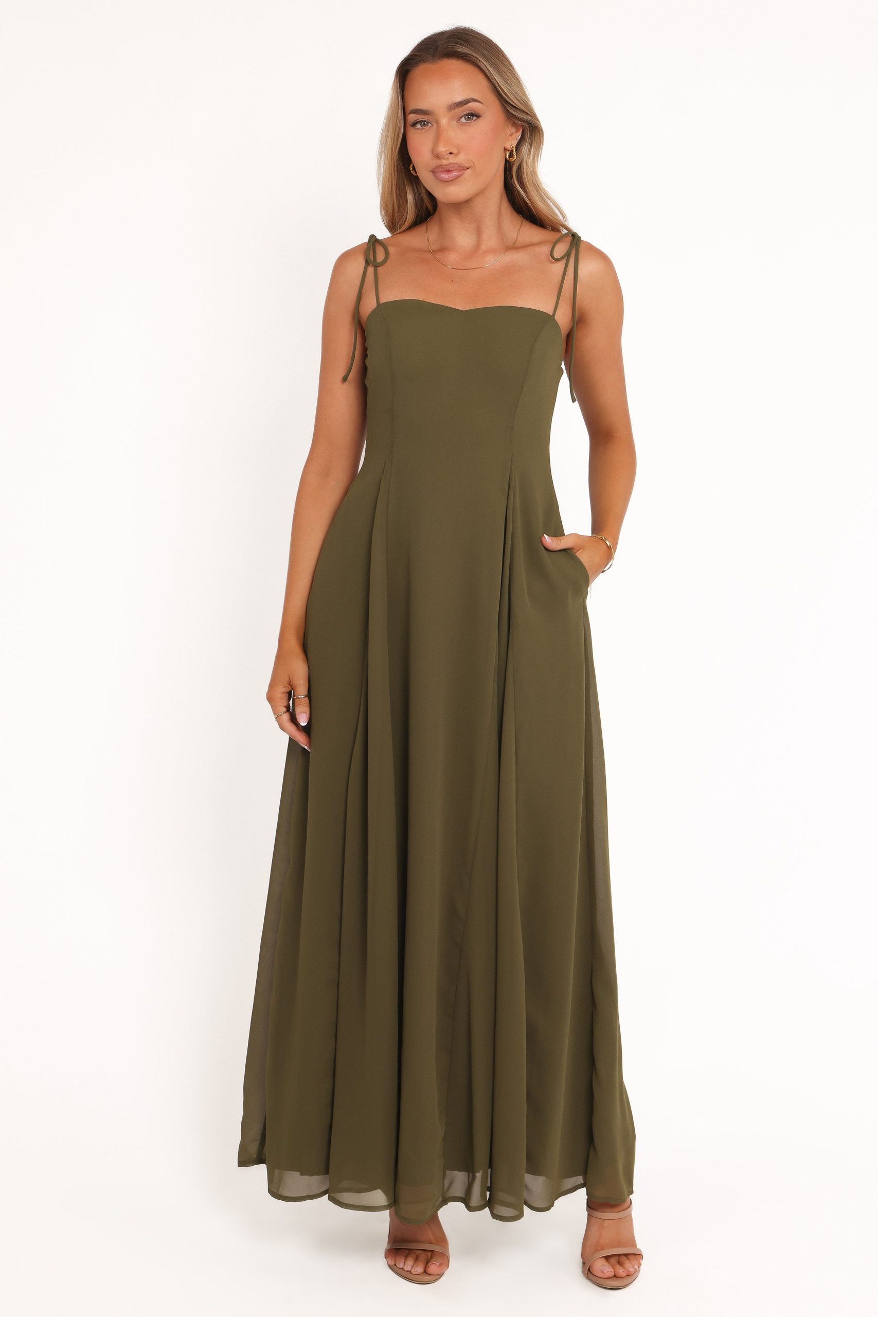 Rayna Maxi Dress - Olive - Image 6