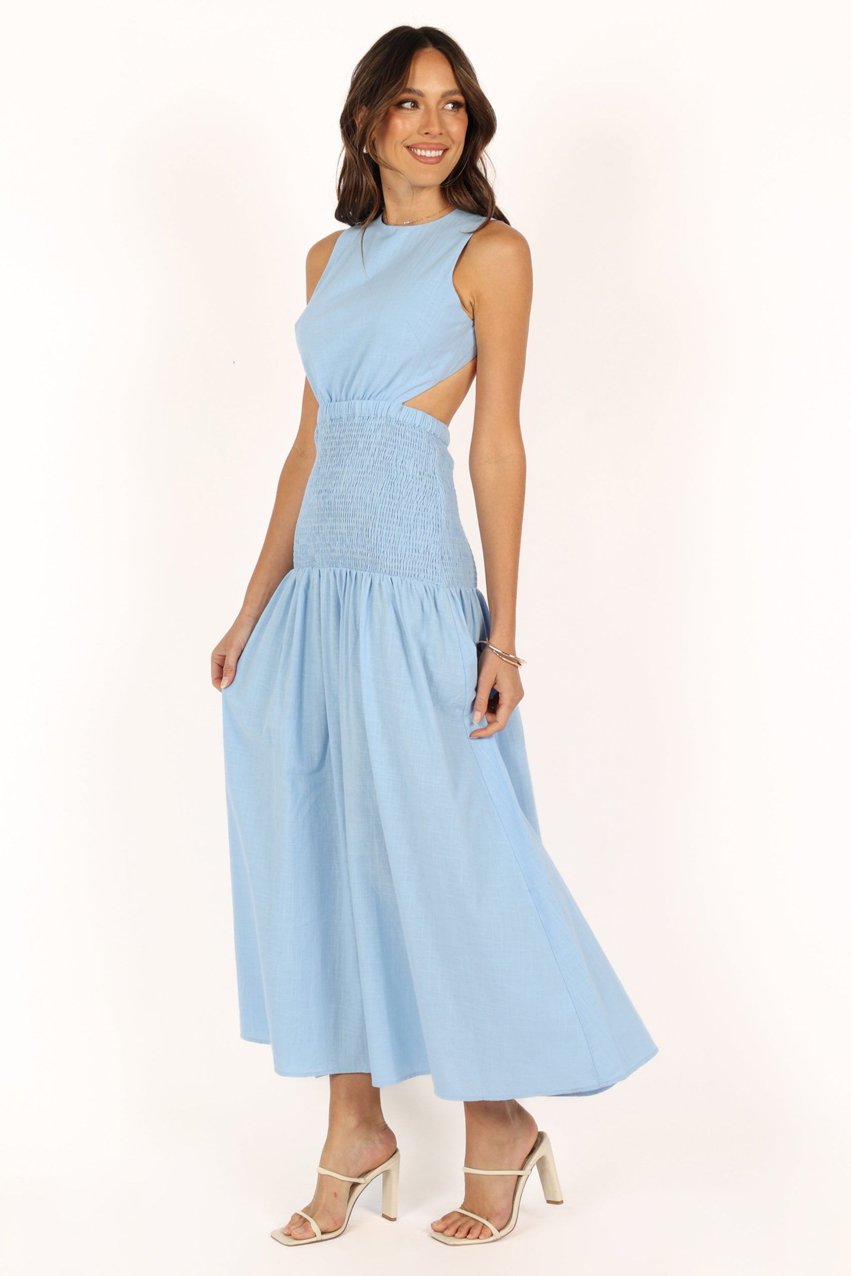 Reagan Maxi Dress - Blue - Image 7
