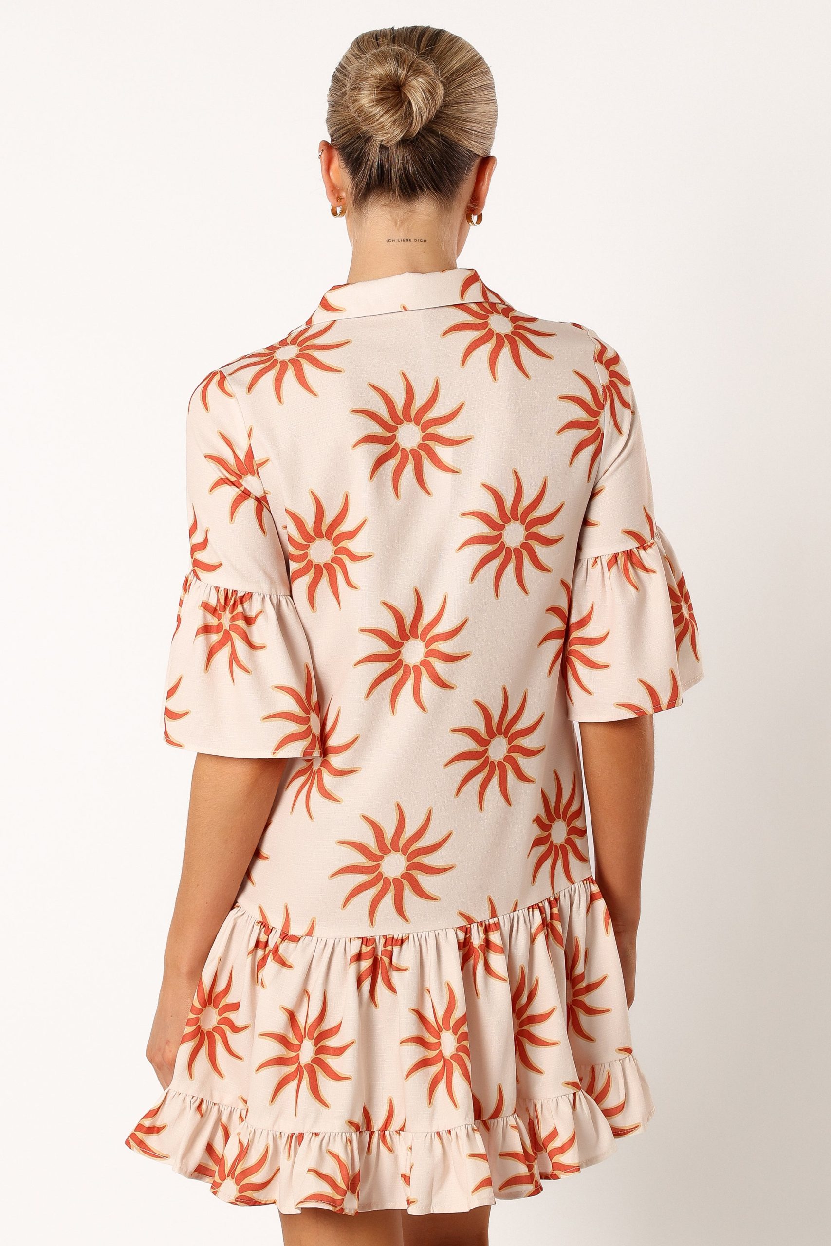 Ren Long Sleeve Mini Dress - Soleil - Image 6