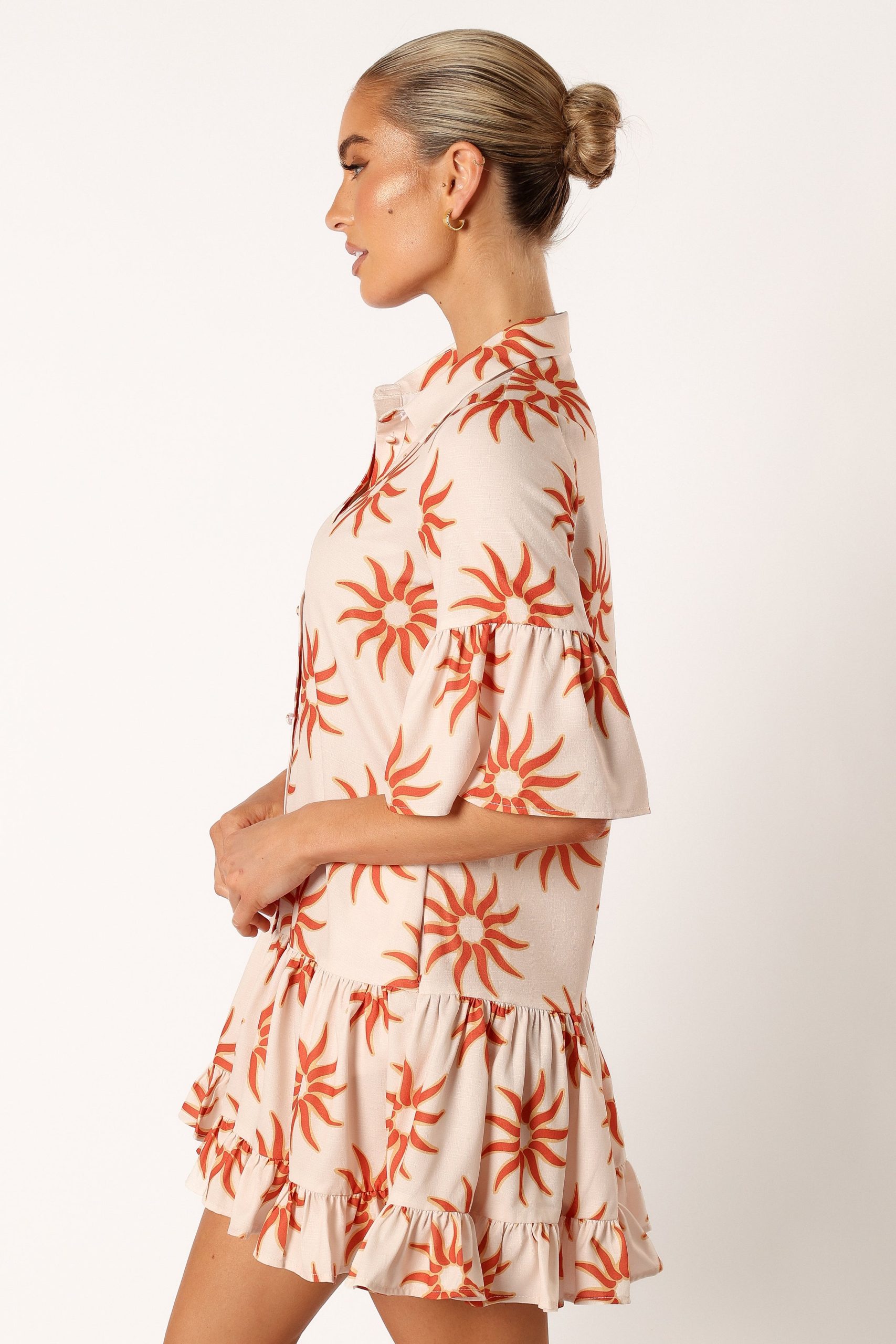 Ren Long Sleeve Mini Dress - Soleil - Image 7