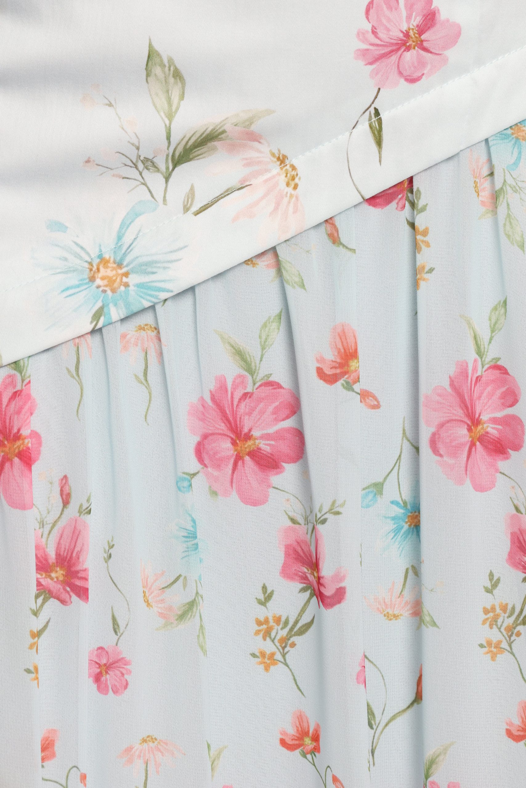 Renata Maxi Dress - Blue Floral - Image 9