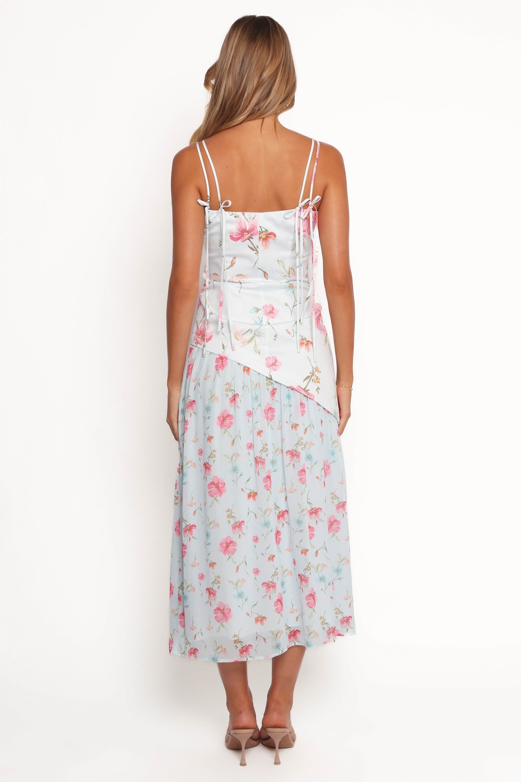 Renata Maxi Dress - Blue Floral - Image 5