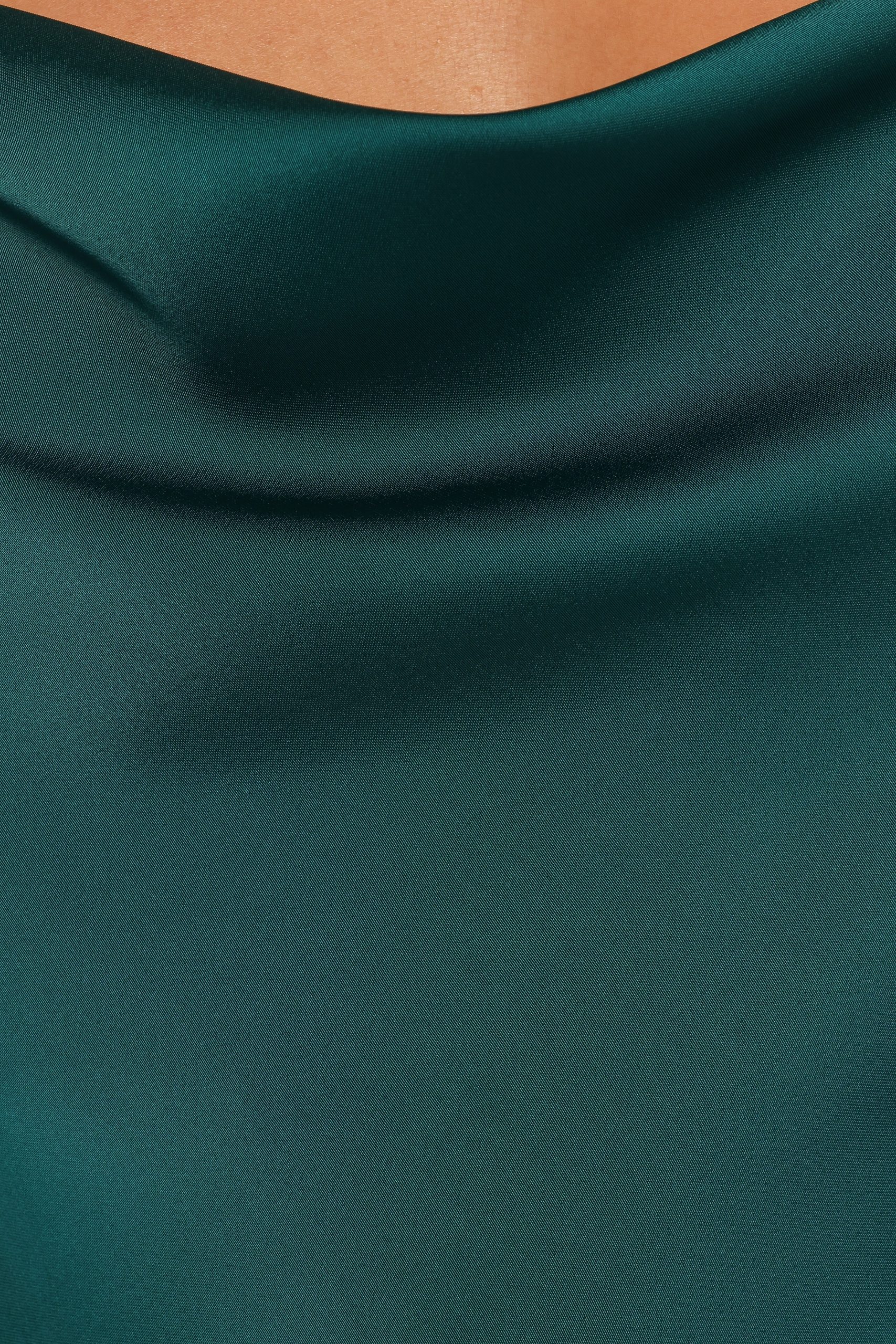 Reyna Off Shoulder Maxi Dress - Emerald Green - Image 8